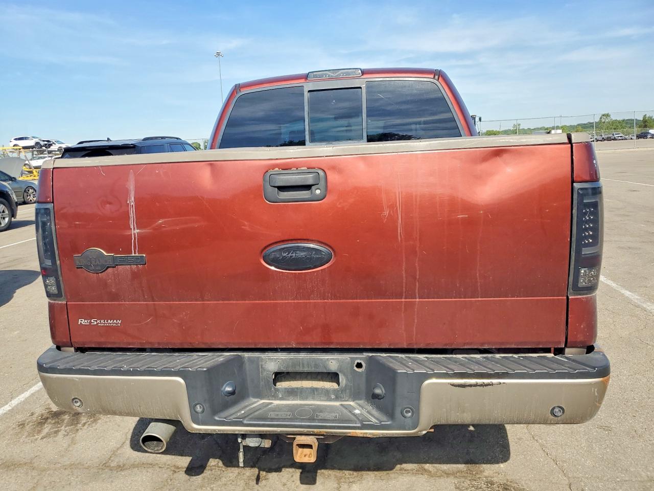 2006 Ford F150 Supercrew Maroon vin: 1FTPW14556KB13836