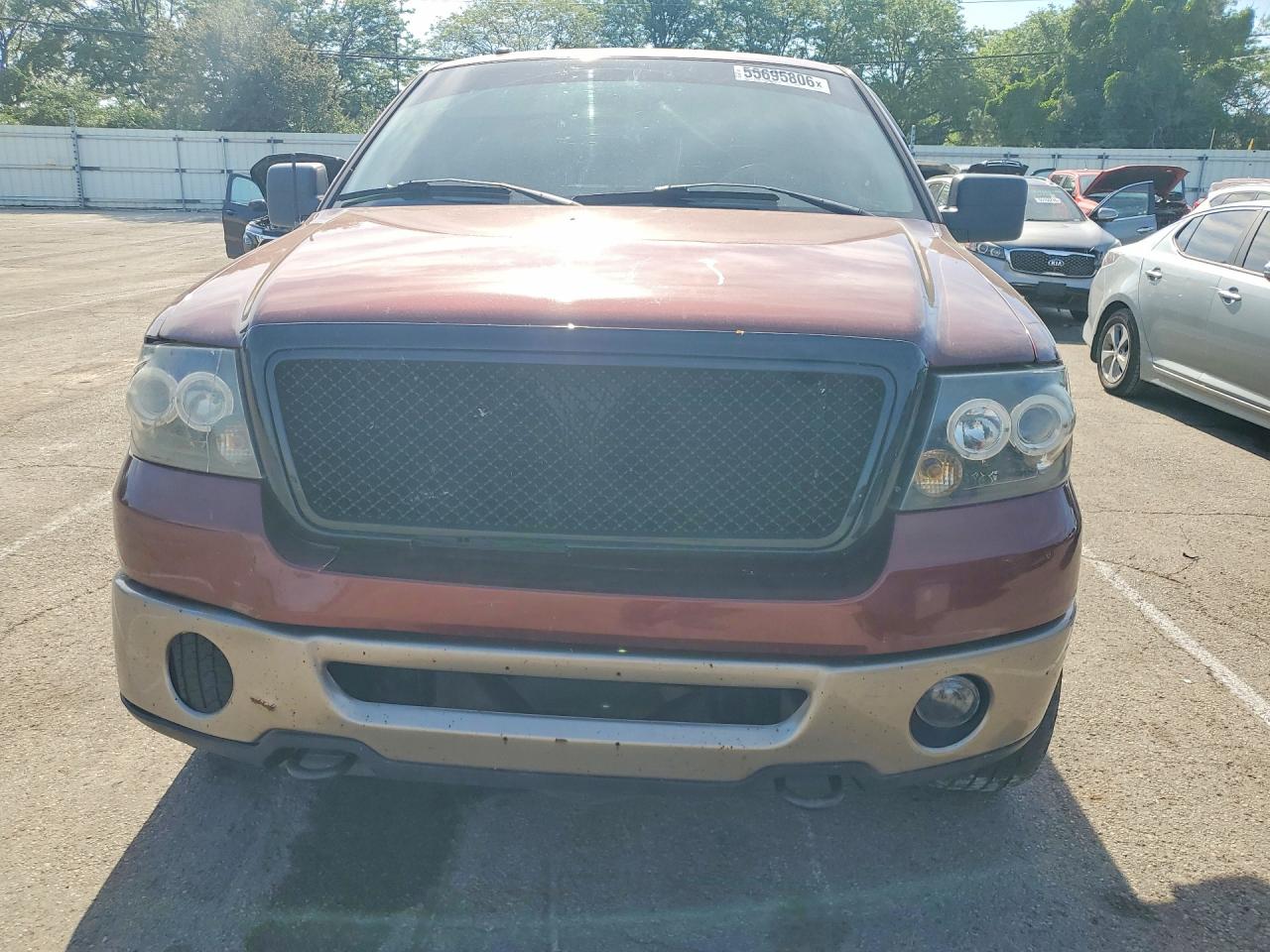 2006 Ford F150 Supercrew Maroon vin: 1FTPW14556KB13836