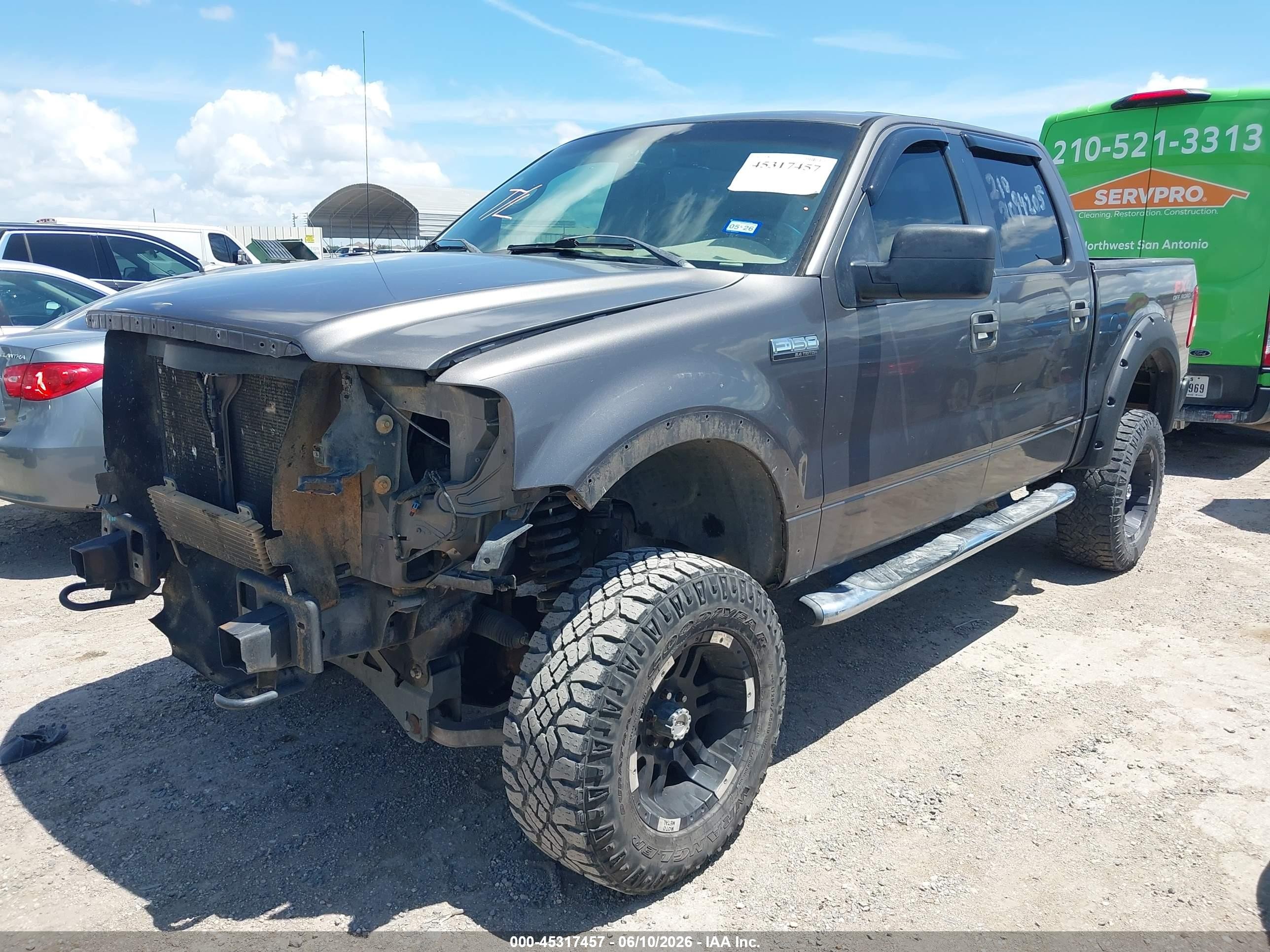 2006 Ford F-150 Fx4/lariat/xlt Серый vin: 1FTPW14556KB40261