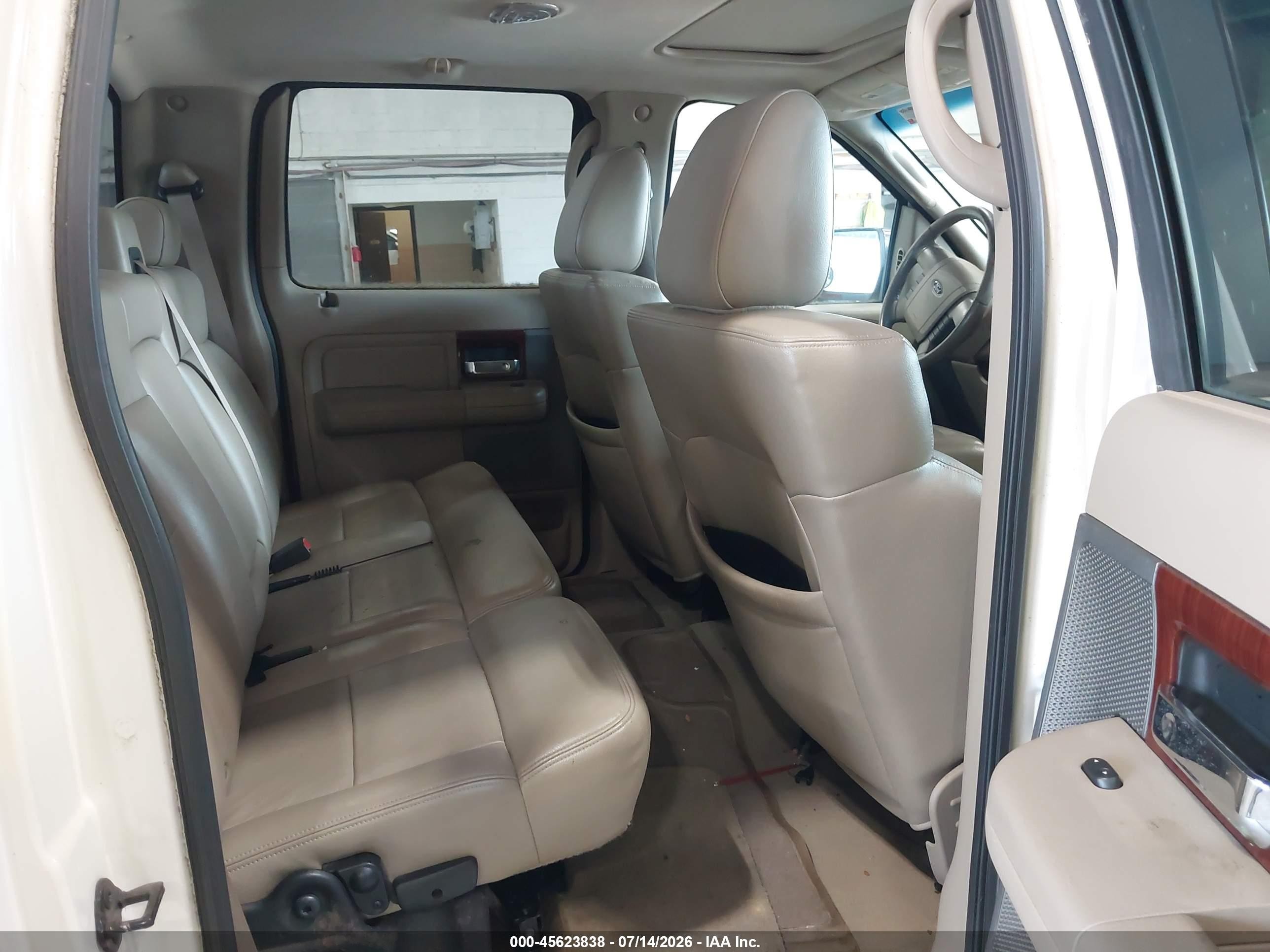 2007 Ford F150 Supercrew White vin: 1FTPW14557FA35407