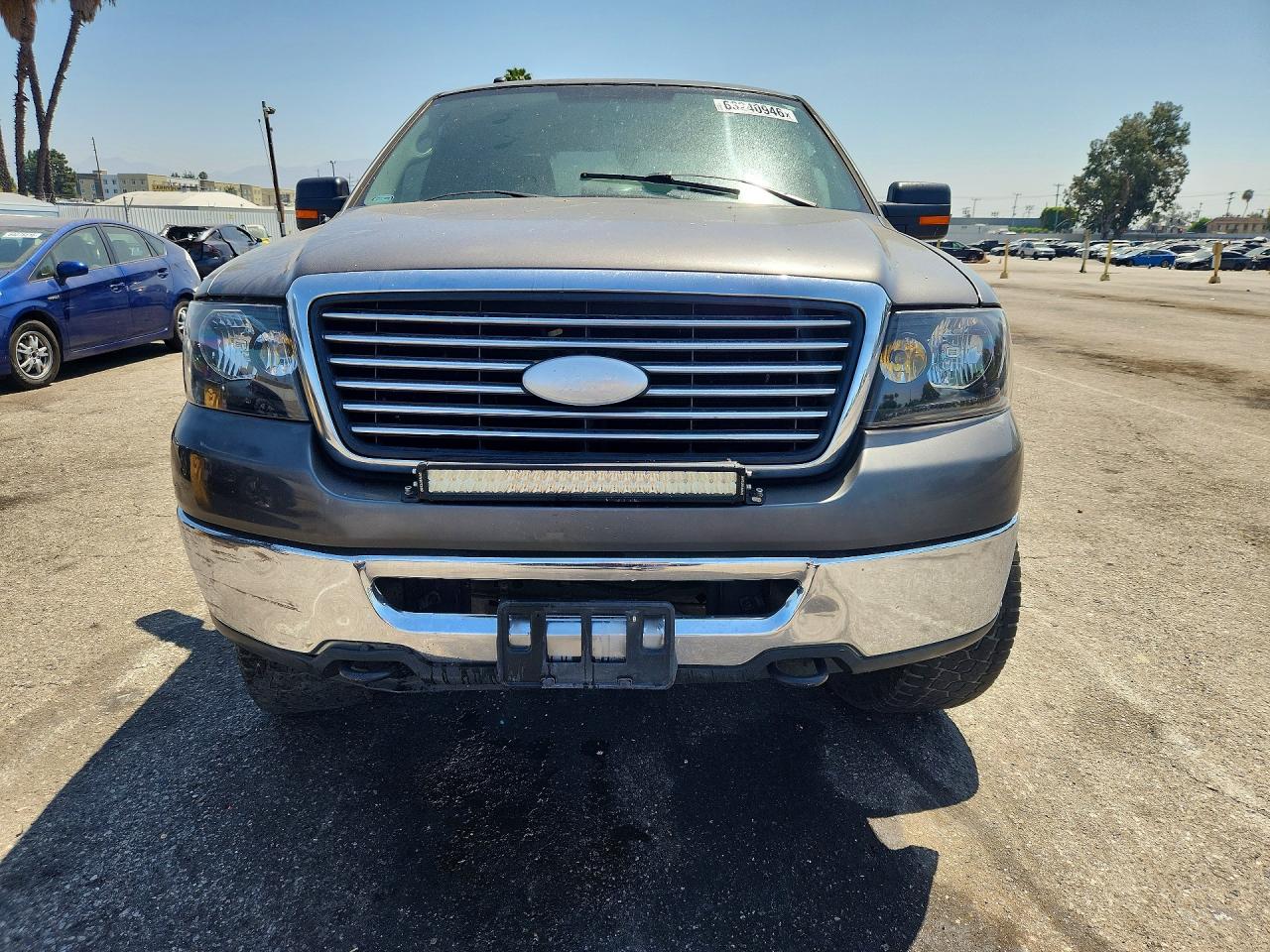 2007 Ford F150 Supercrew Серый vin: 1FTPW14557KB94256