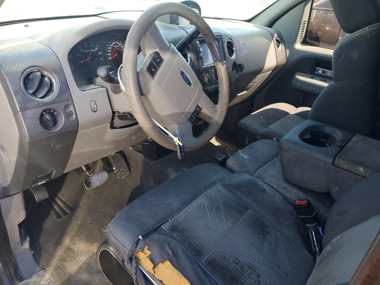 2007 Ford F150 Supercrew Серый vin: 1FTPW14557KB94256