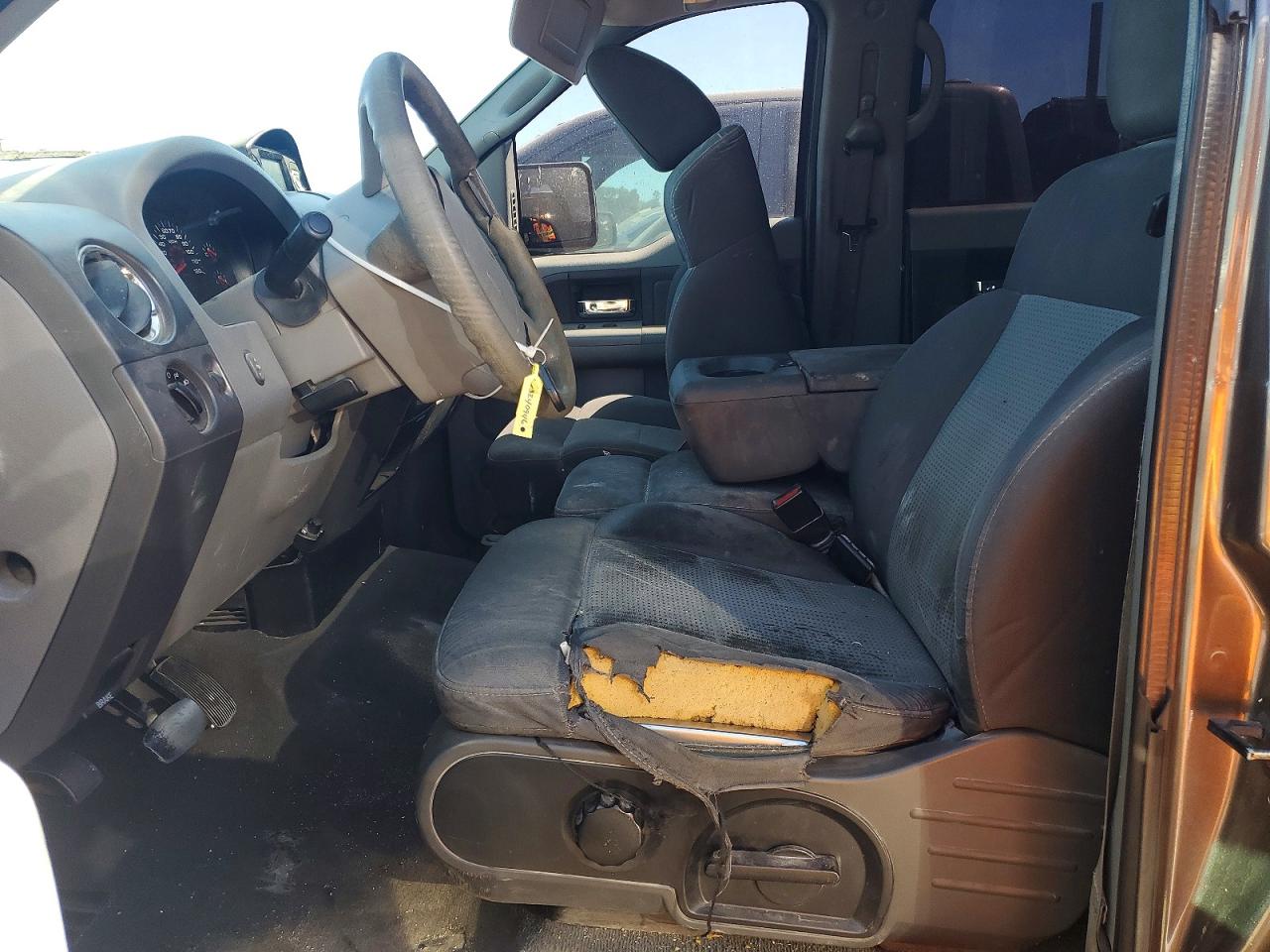 2007 Ford F150 Supercrew Серый vin: 1FTPW14557KB94256