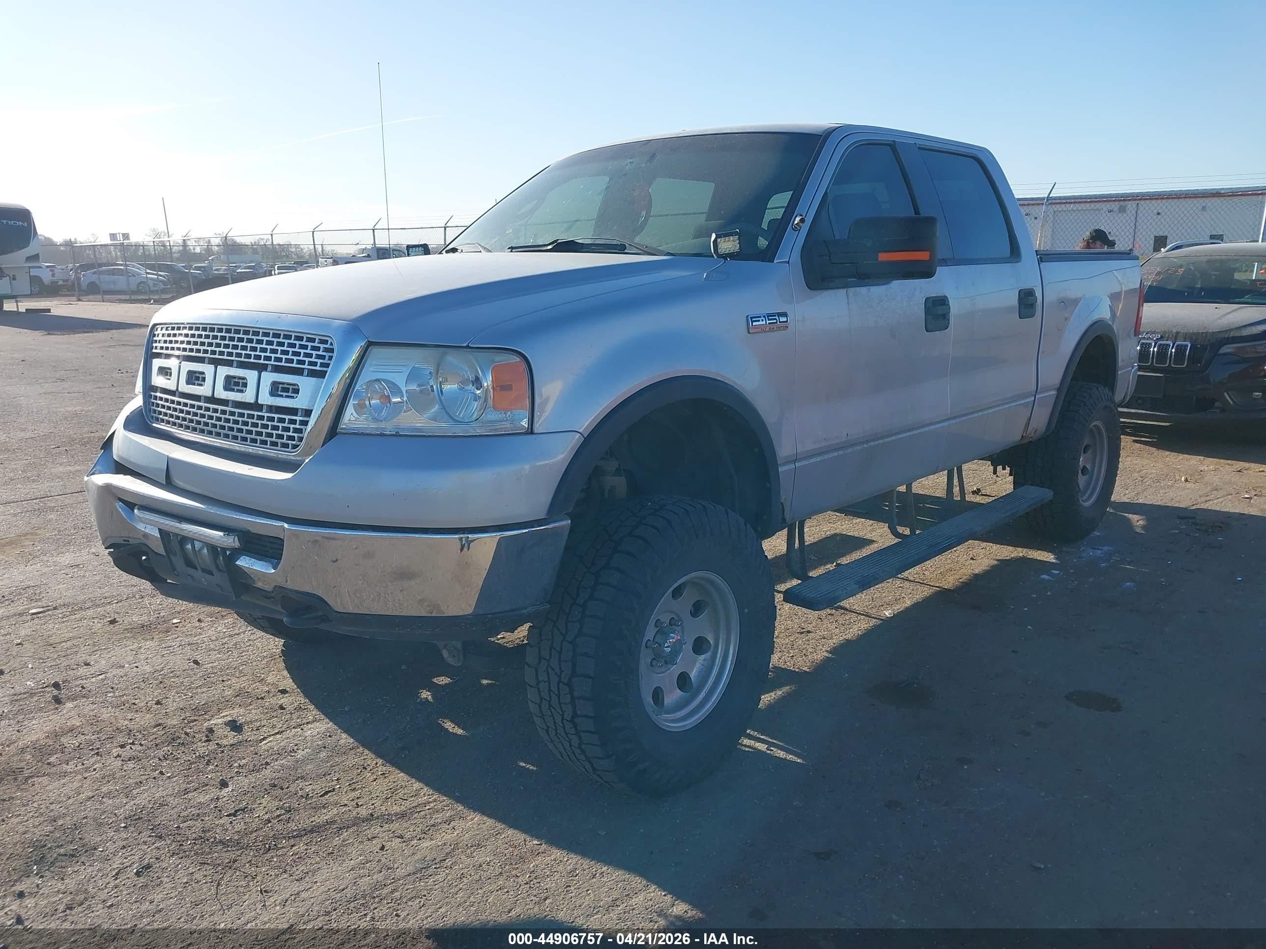 2008 Ford F-150 60th Anniversary/fx4/king Ranch/lariat/limited/xlt Gray vin: 1FTPW14558FB59887