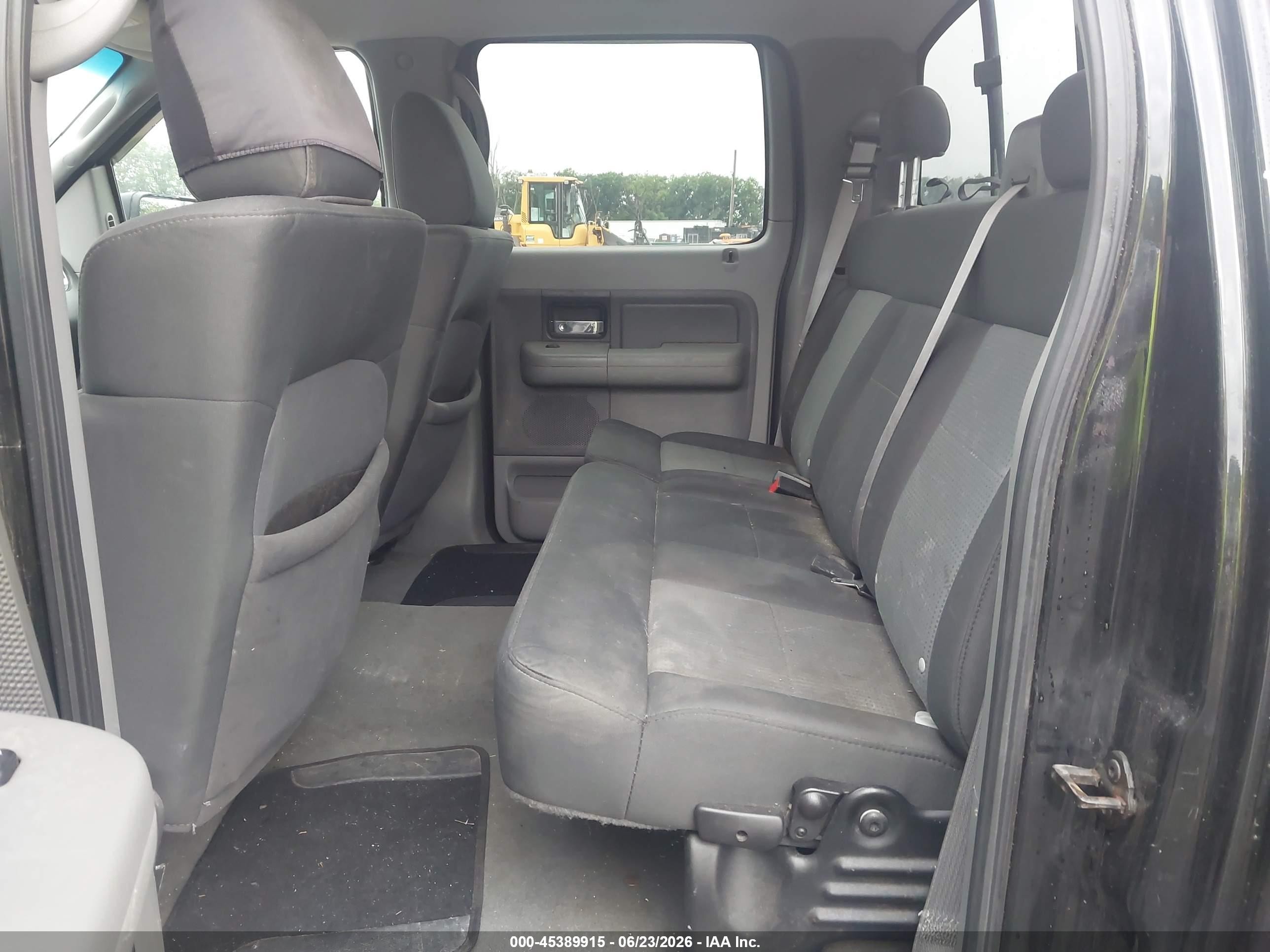 2008 Ford F150 Supercrew Black vin: 1FTPW14558FC23247