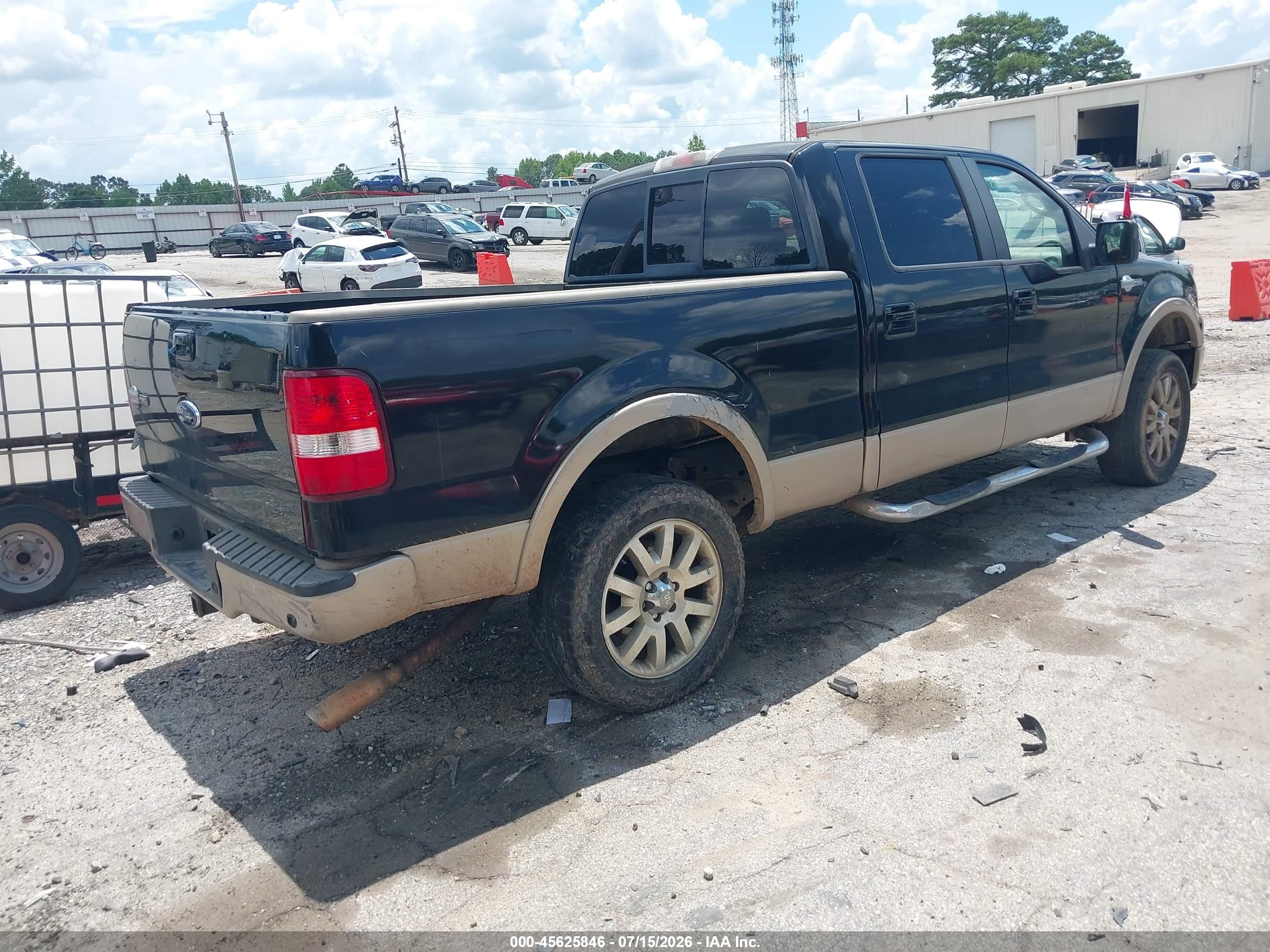 2008 Ford F-150 60th Anniversary/fx4/king Ranch/lariat/limited/xlt Black vin: 1FTPW14558KC03572