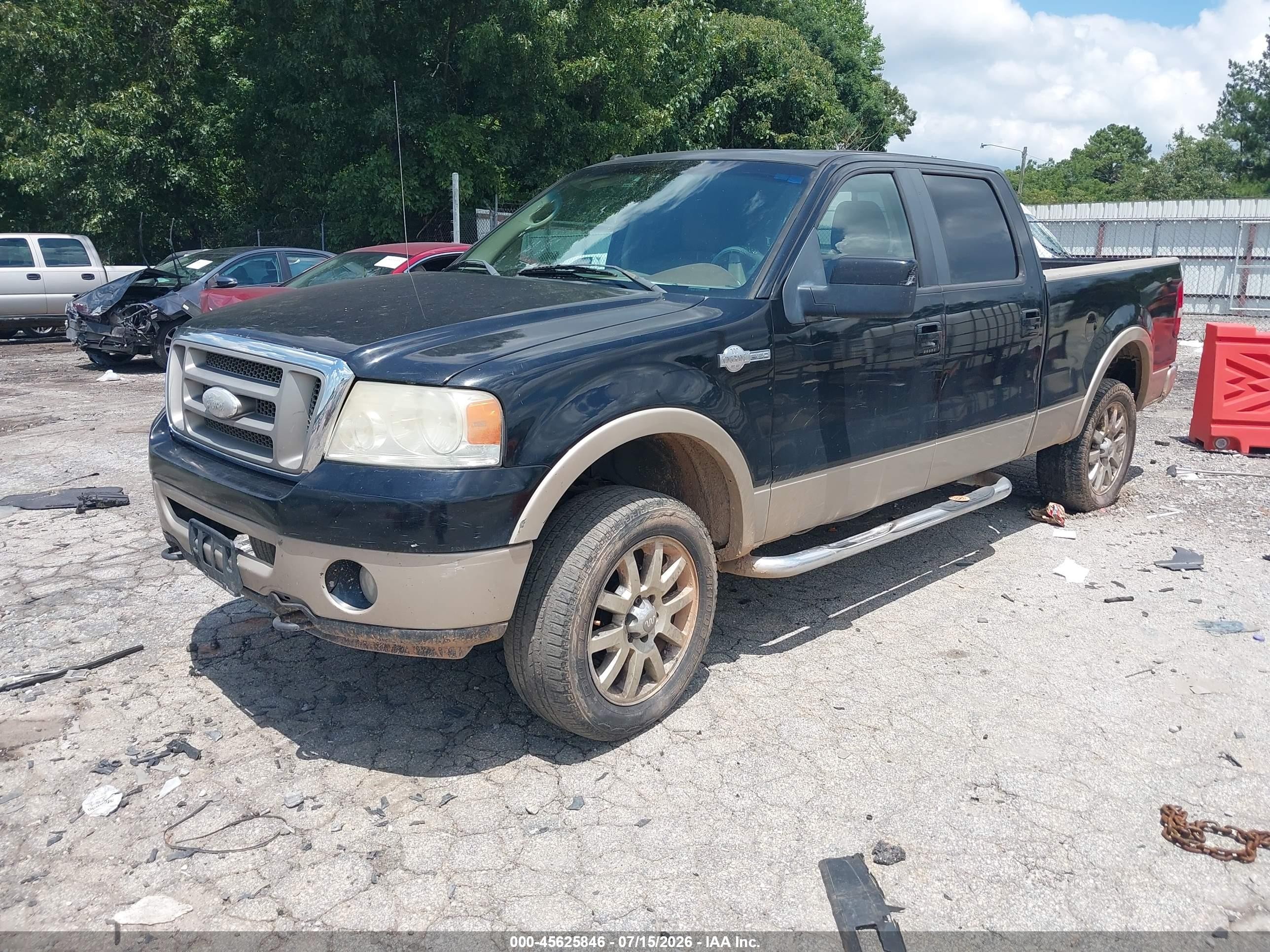 2008 Ford F-150 60th Anniversary/fx4/king Ranch/lariat/limited/xlt Black vin: 1FTPW14558KC03572