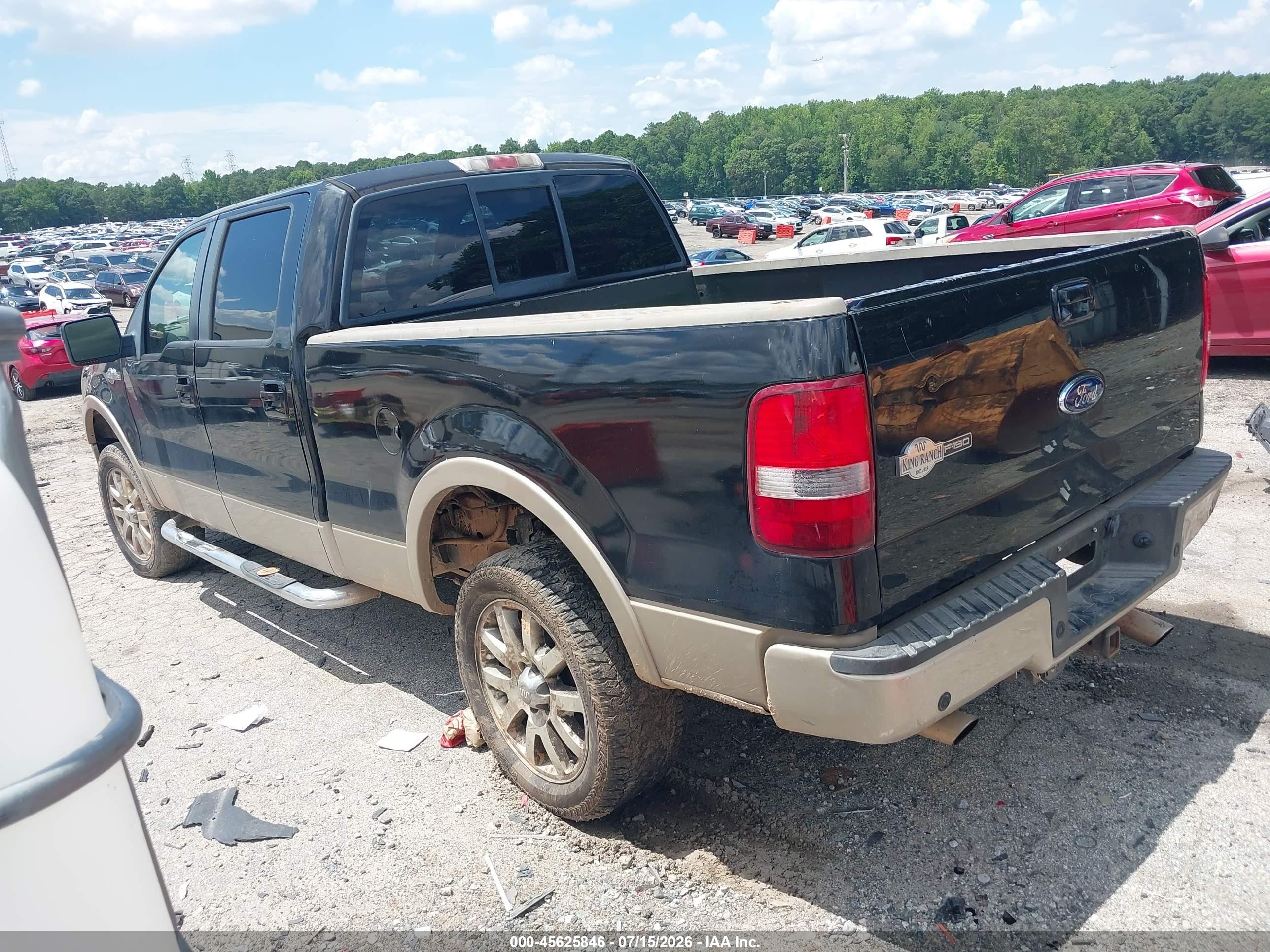 2008 Ford F-150 60th Anniversary/fx4/king Ranch/lariat/limited/xlt Black vin: 1FTPW14558KC03572