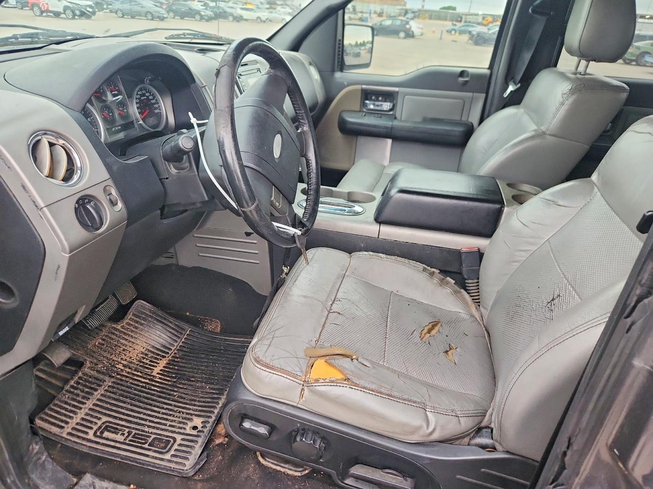 2004 Ford F150 Supercrew Gray vin: 1FTPW14564KB01207