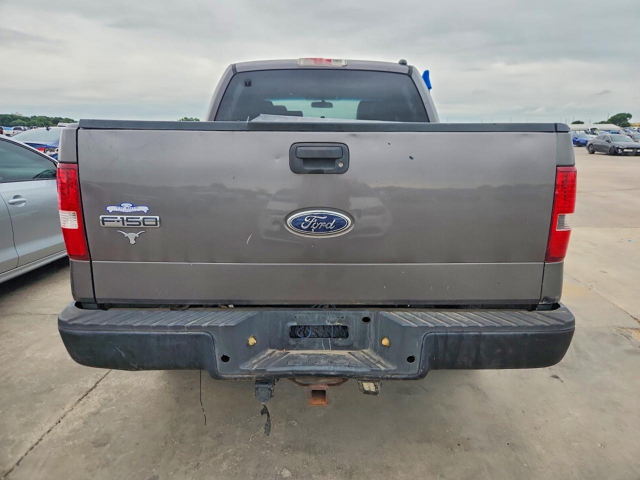 2004 Ford F150 Supercrew Gray vin: 1FTPW14564KB01207