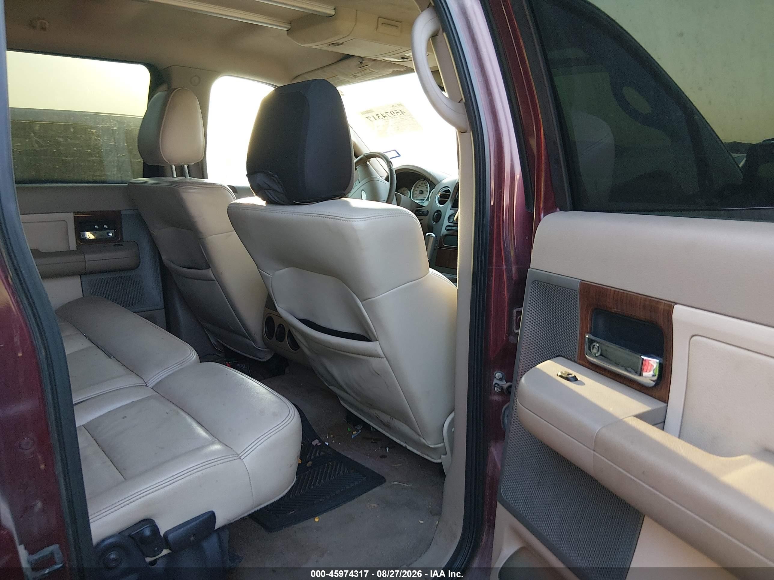 2004 Ford F-150 Fx4/lariat/xlt Burgundy vin: 1FTPW14564KC05681