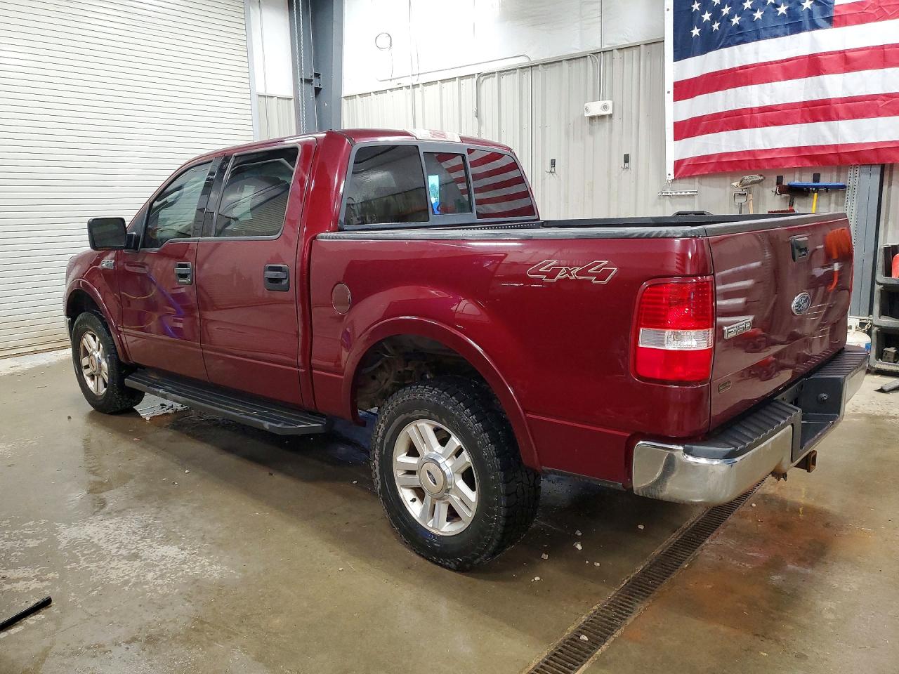 2004 Ford F150 Supercrew Red vin: 1FTPW14564KC11657