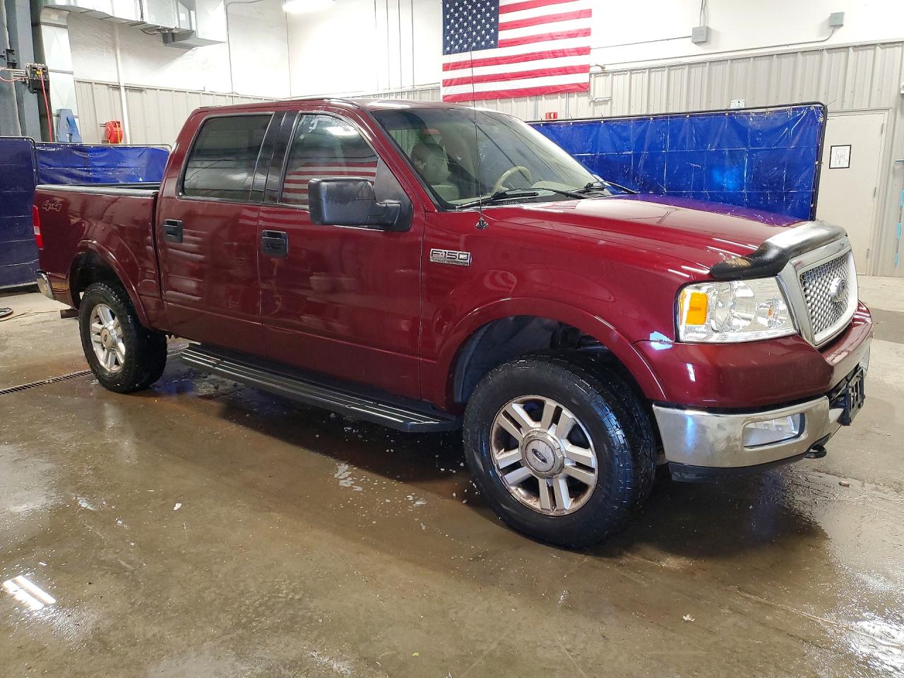 2004 Ford F150 Supercrew Red vin: 1FTPW14564KC11657