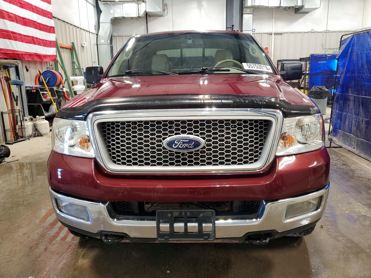 2004 Ford F150 Supercrew Red vin: 1FTPW14564KC11657