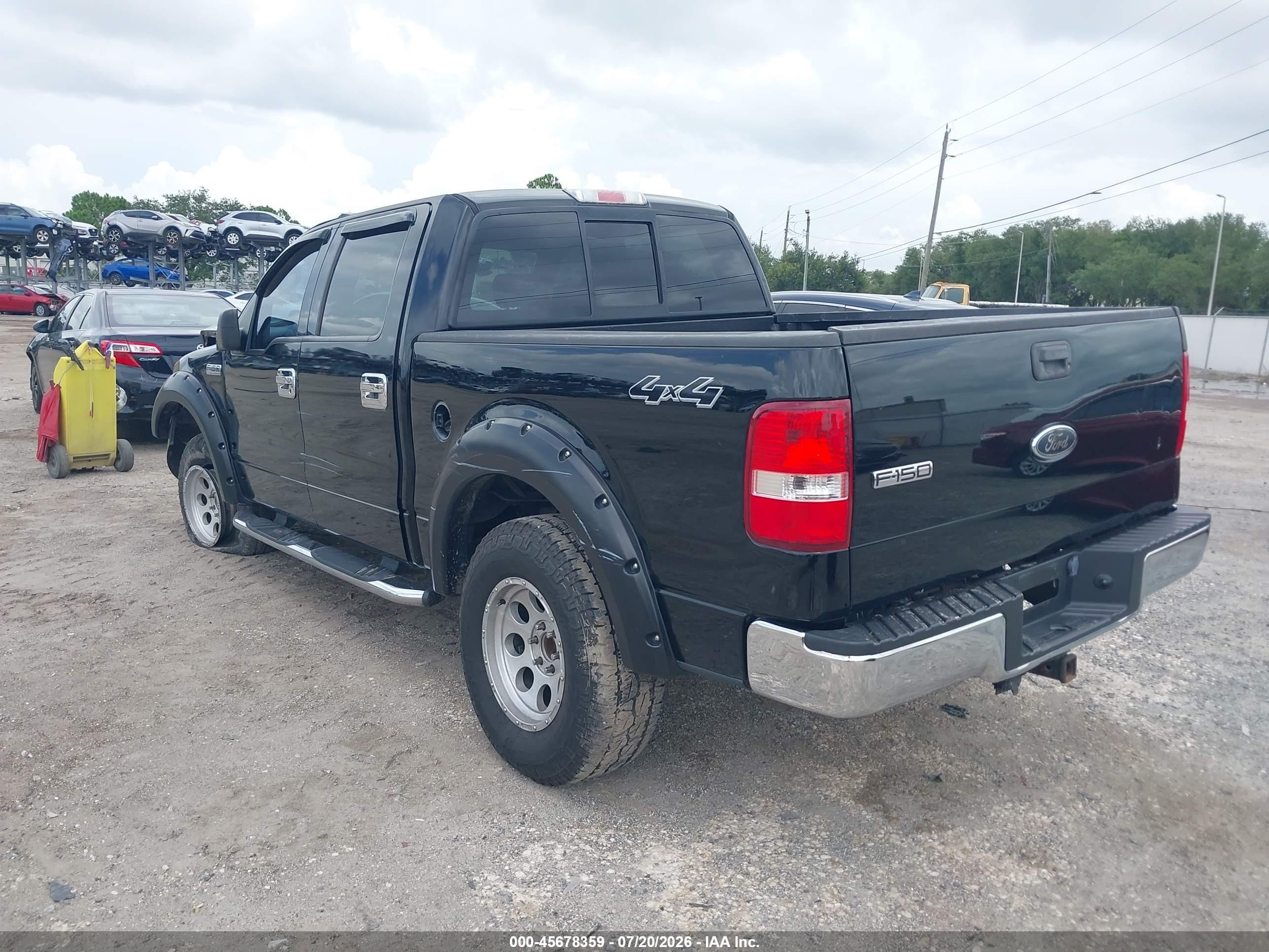 2004 Ford F-150 Fx4/lariat/xlt Black vin: 1FTPW14564KC52399