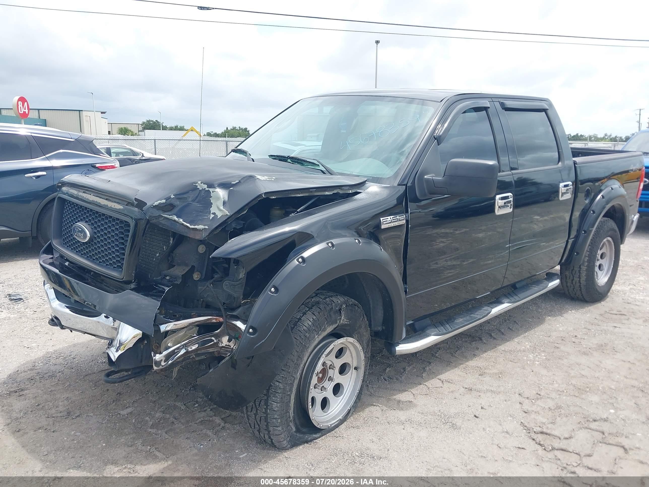 2004 Ford F-150 Fx4/lariat/xlt Black vin: 1FTPW14564KC52399