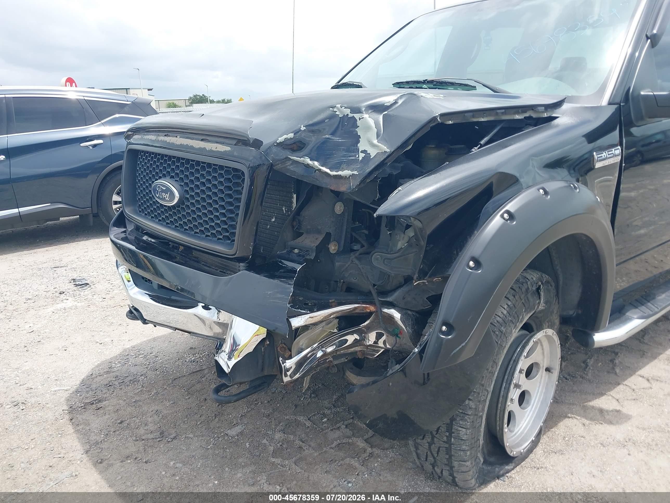 2004 Ford F-150 Fx4/lariat/xlt Black vin: 1FTPW14564KC52399