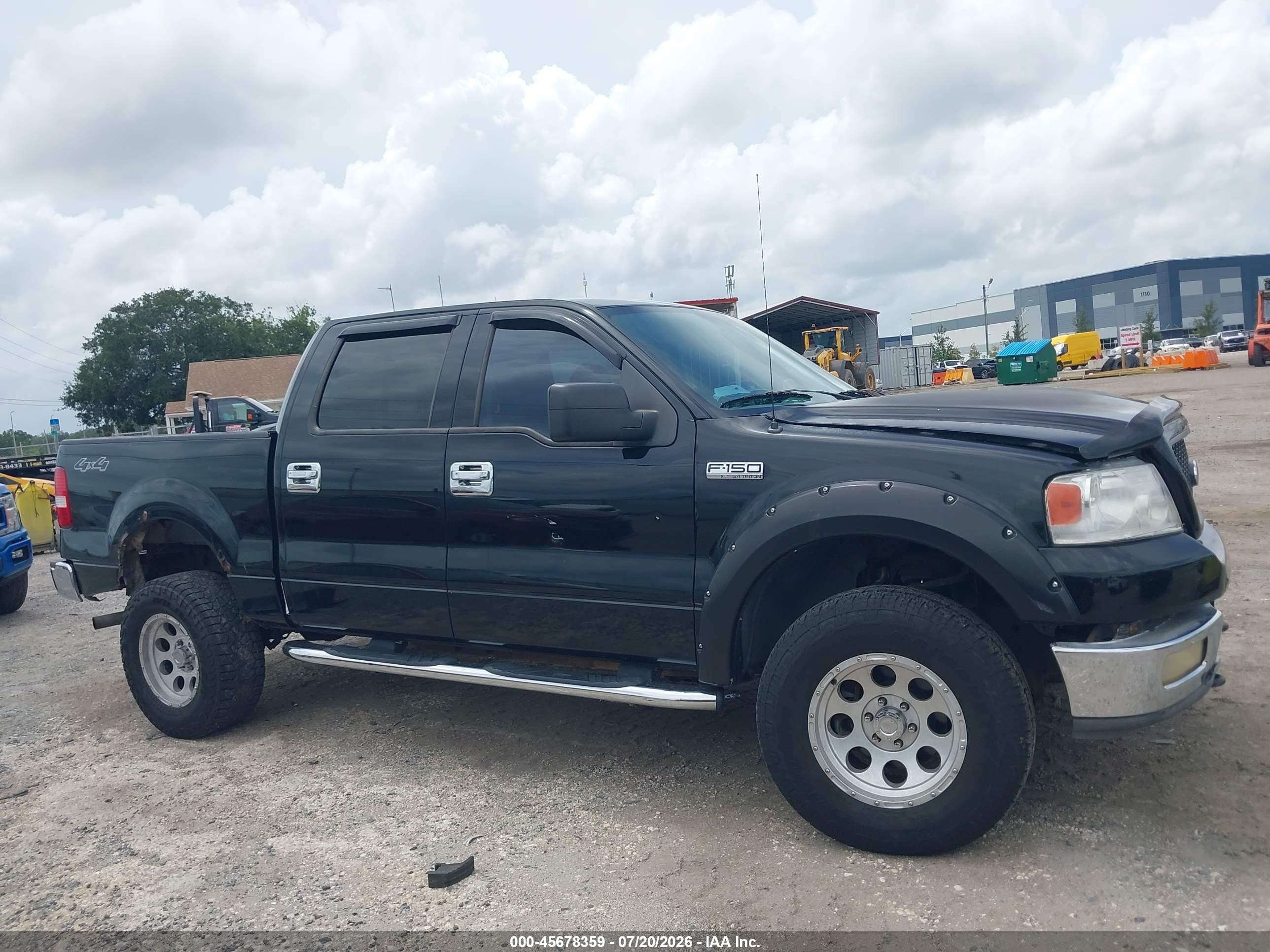 2004 Ford F-150 Fx4/lariat/xlt Black vin: 1FTPW14564KC52399