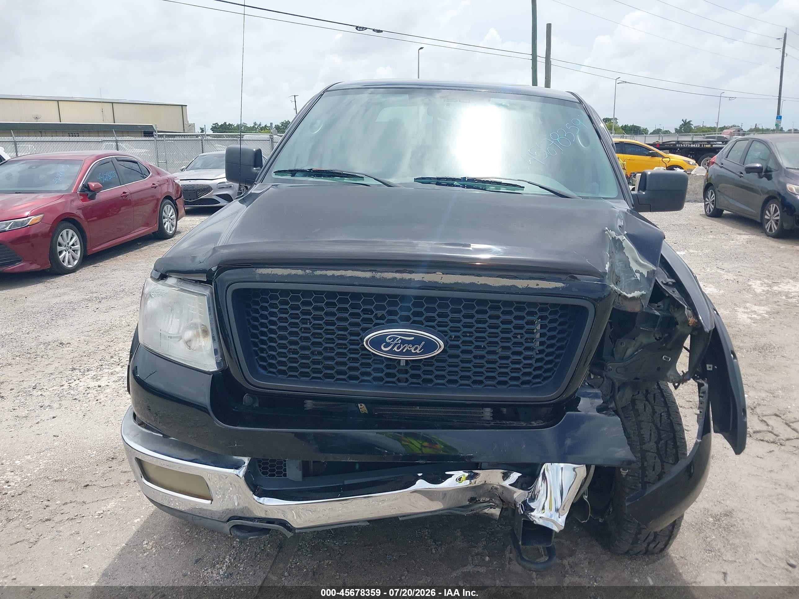 2004 Ford F-150 Fx4/lariat/xlt Black vin: 1FTPW14564KC52399
