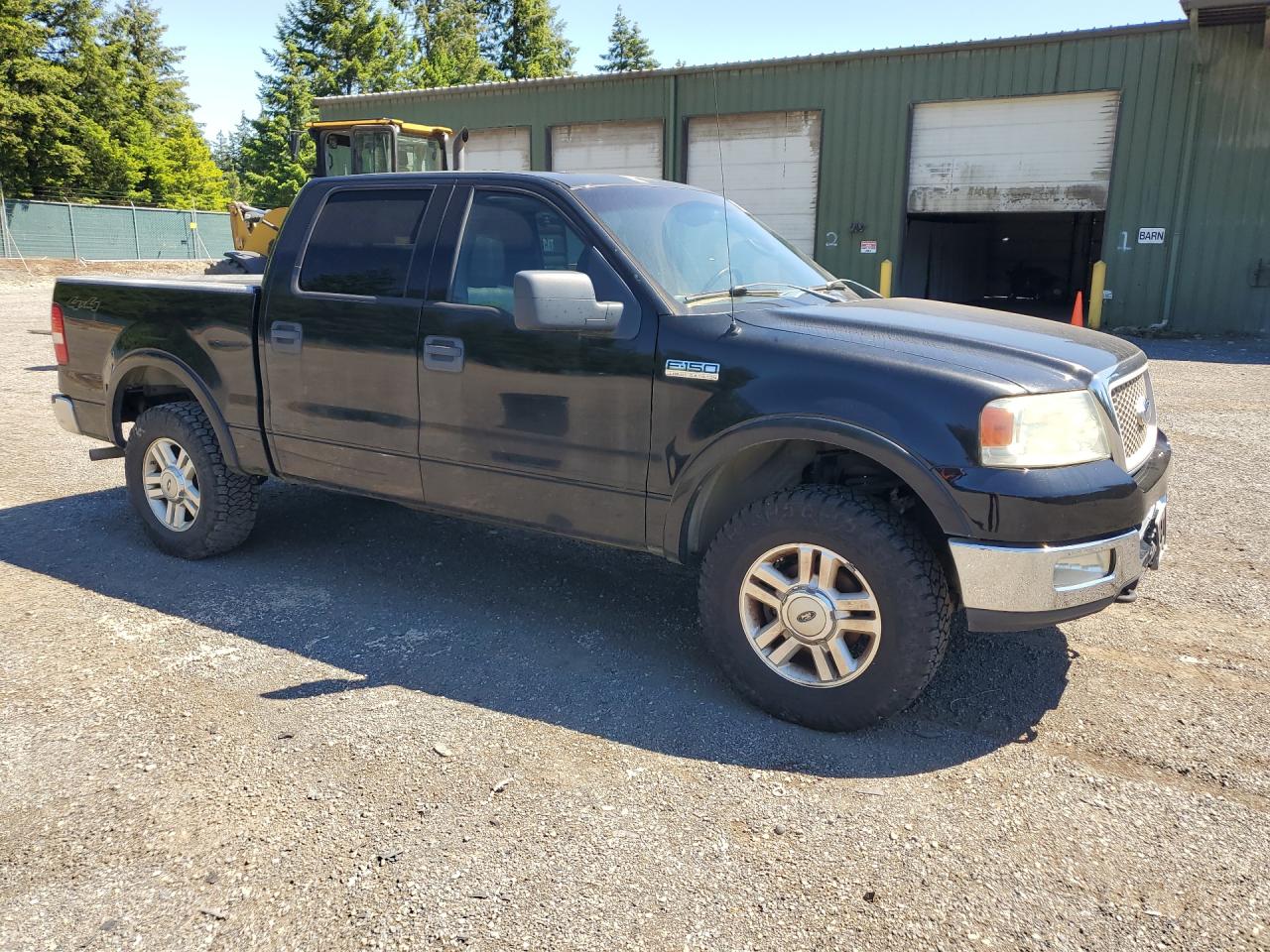 2004 Ford F150 Supercrew Черный vin: 1FTPW14564KC84284 Damage: Right Front Door, Dent(S) W/ Paint Dmg, 3 To 4 Inches