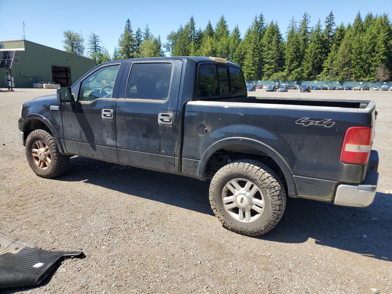 2004 Ford F150 Supercrew Черный vin: 1FTPW14564KC84284 Damage: Left Bed Side, Dent(S) W/ Paint Dmg, 3 To 4 Inches