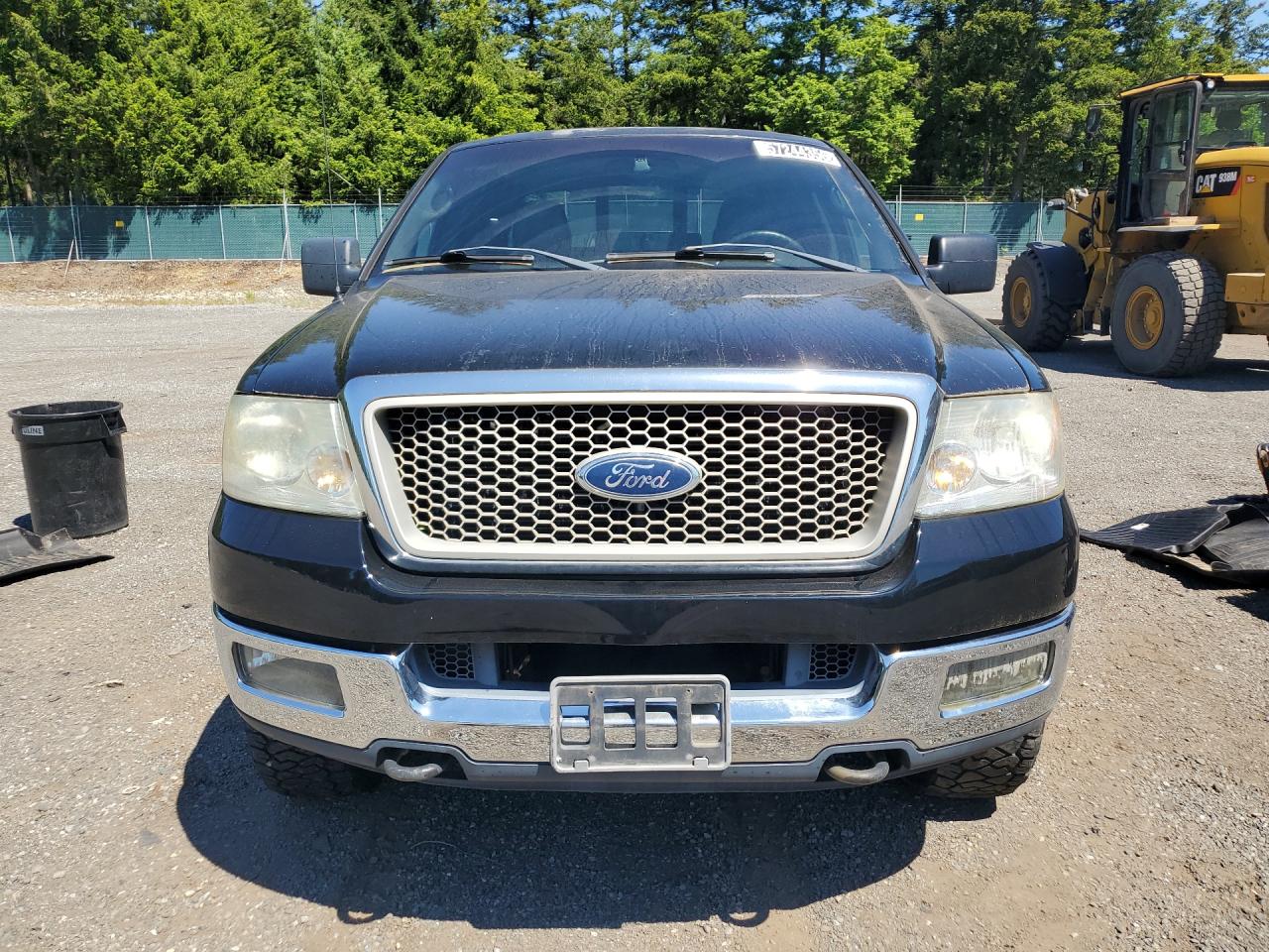 2004 Ford F150 Supercrew Черный vin: 1FTPW14564KC84284 Damage: Hood, Chipped, 8