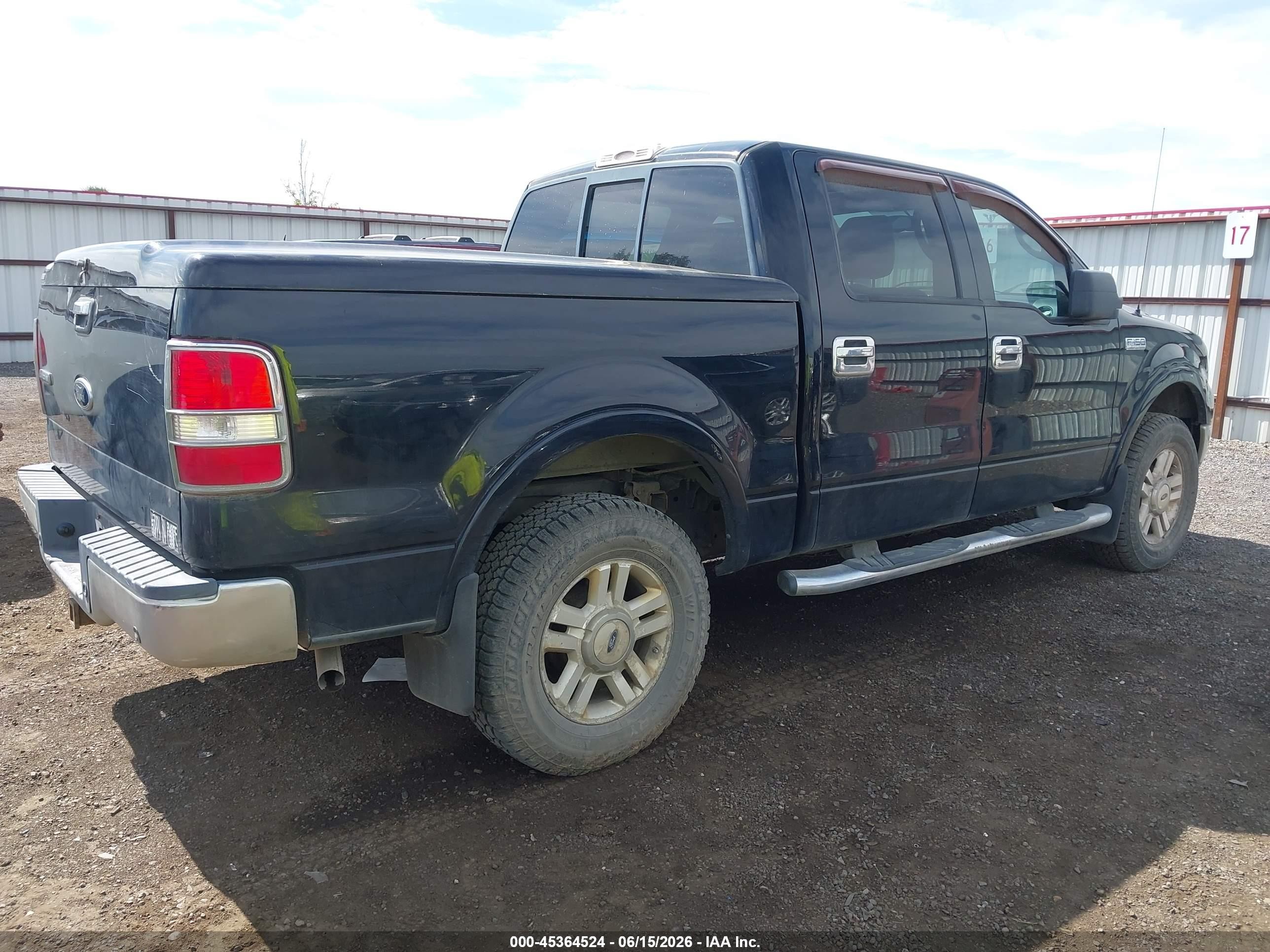 2004 Ford F-150 Fx4/lariat/xlt Black vin: 1FTPW14564KD30051