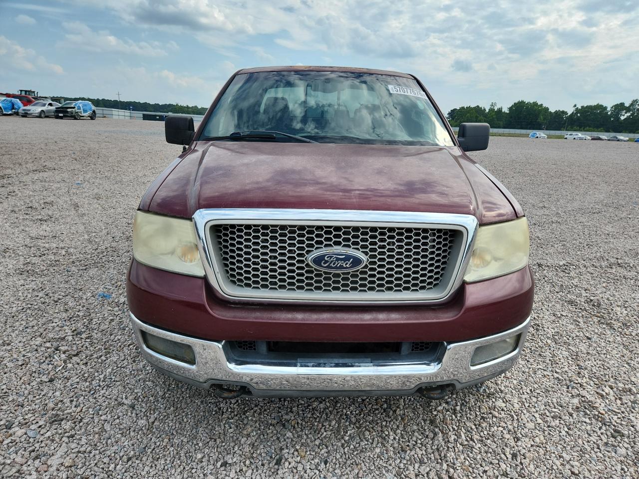 2004 Ford F150 Supercrew Red vin: 1FTPW14564KD57069