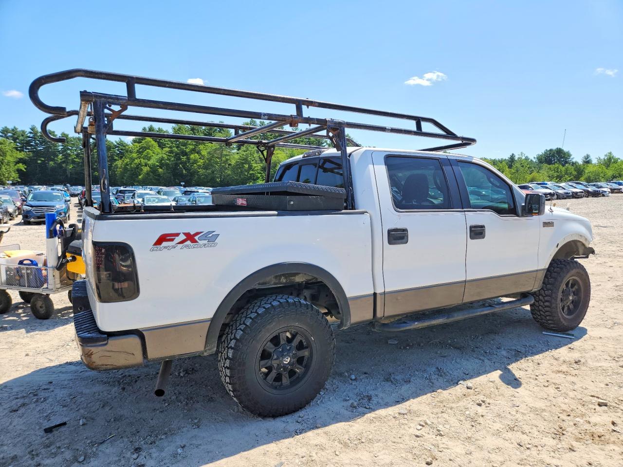 2005 Ford F150 Supercrew White vin: 1FTPW14565FA28950