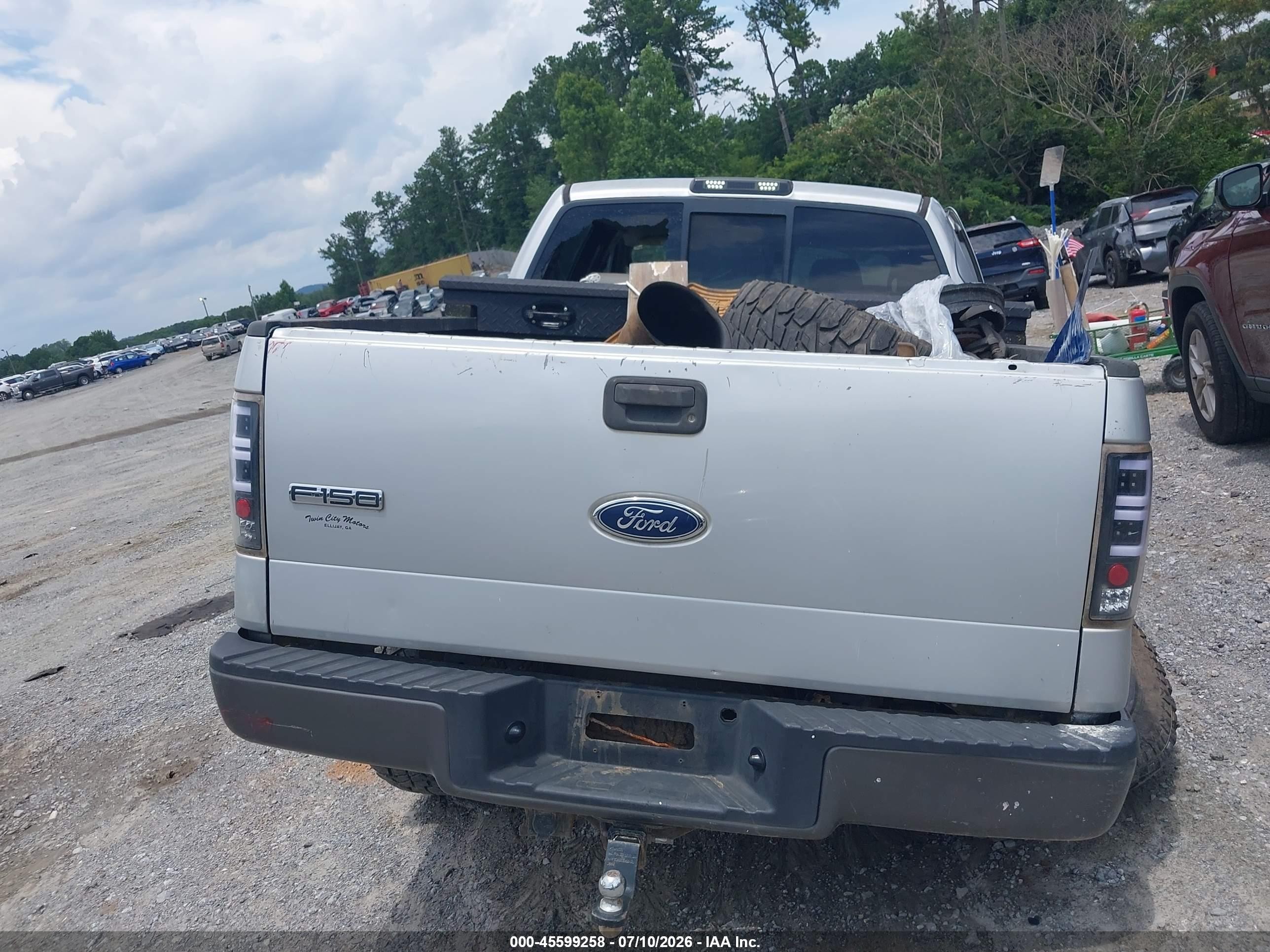 2005 Ford F-150 Fx4/lariat/xlt Silver vin: 1FTPW14565FA59504