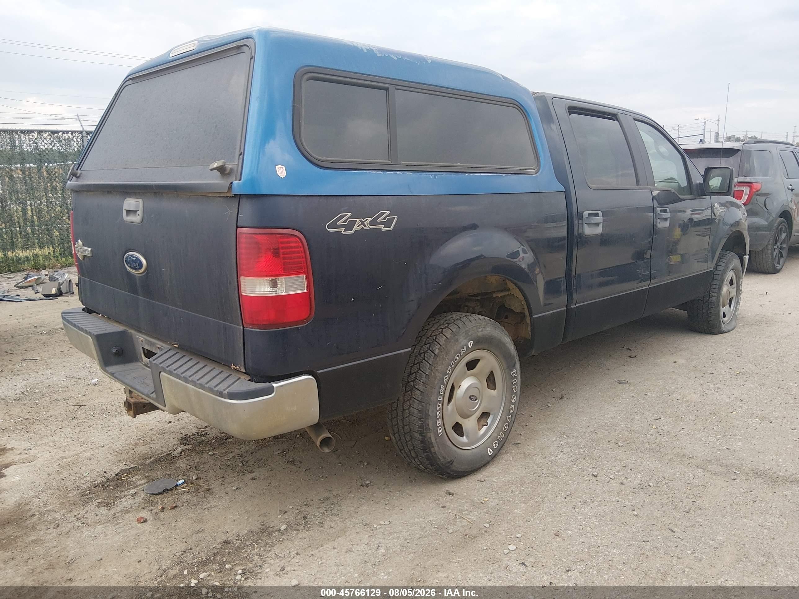 2005 Ford F-150 Fx4/lariat/xlt Blue vin: 1FTPW14565FA75511