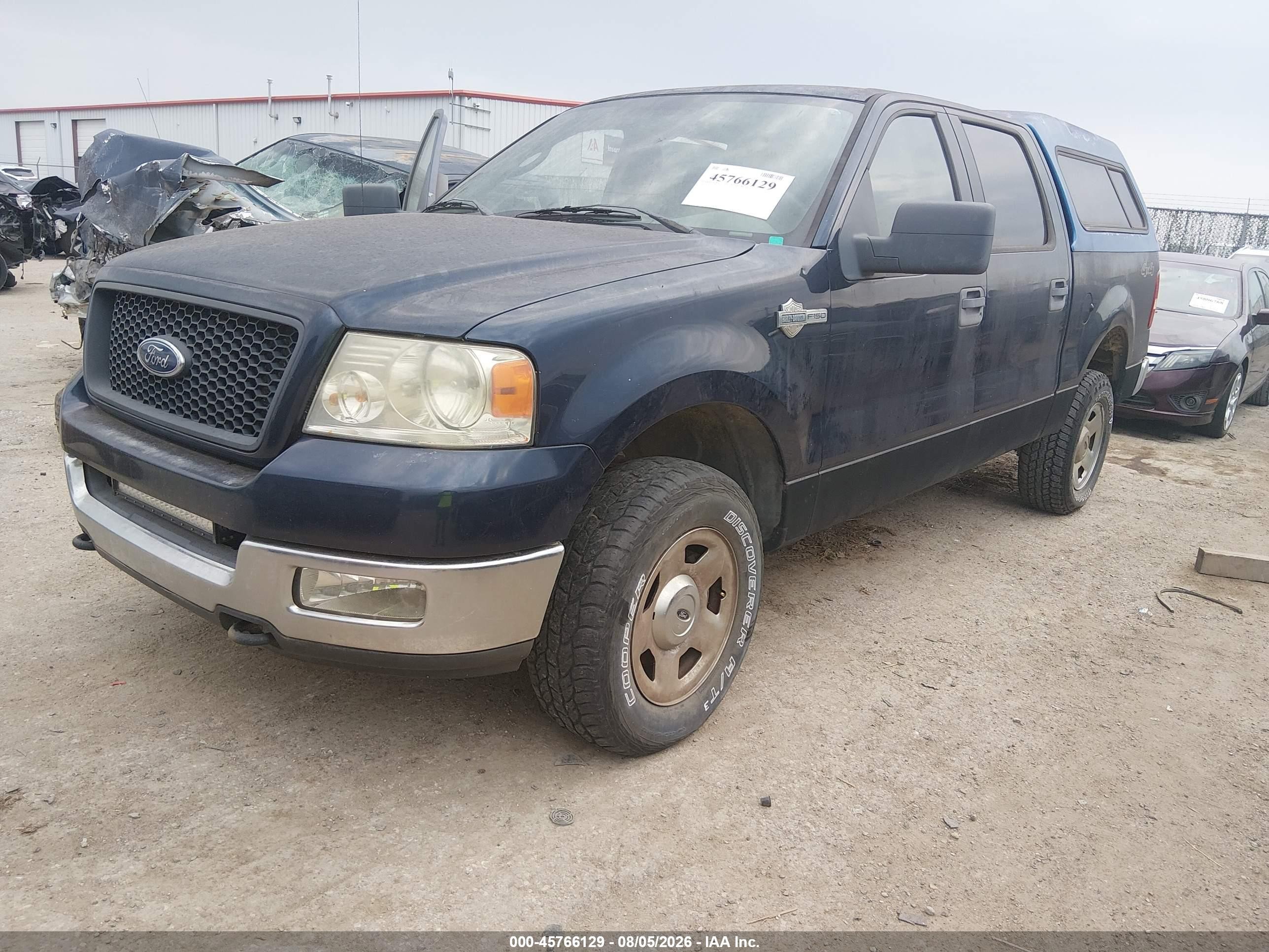 2005 Ford F-150 Fx4/lariat/xlt Blue vin: 1FTPW14565FA75511