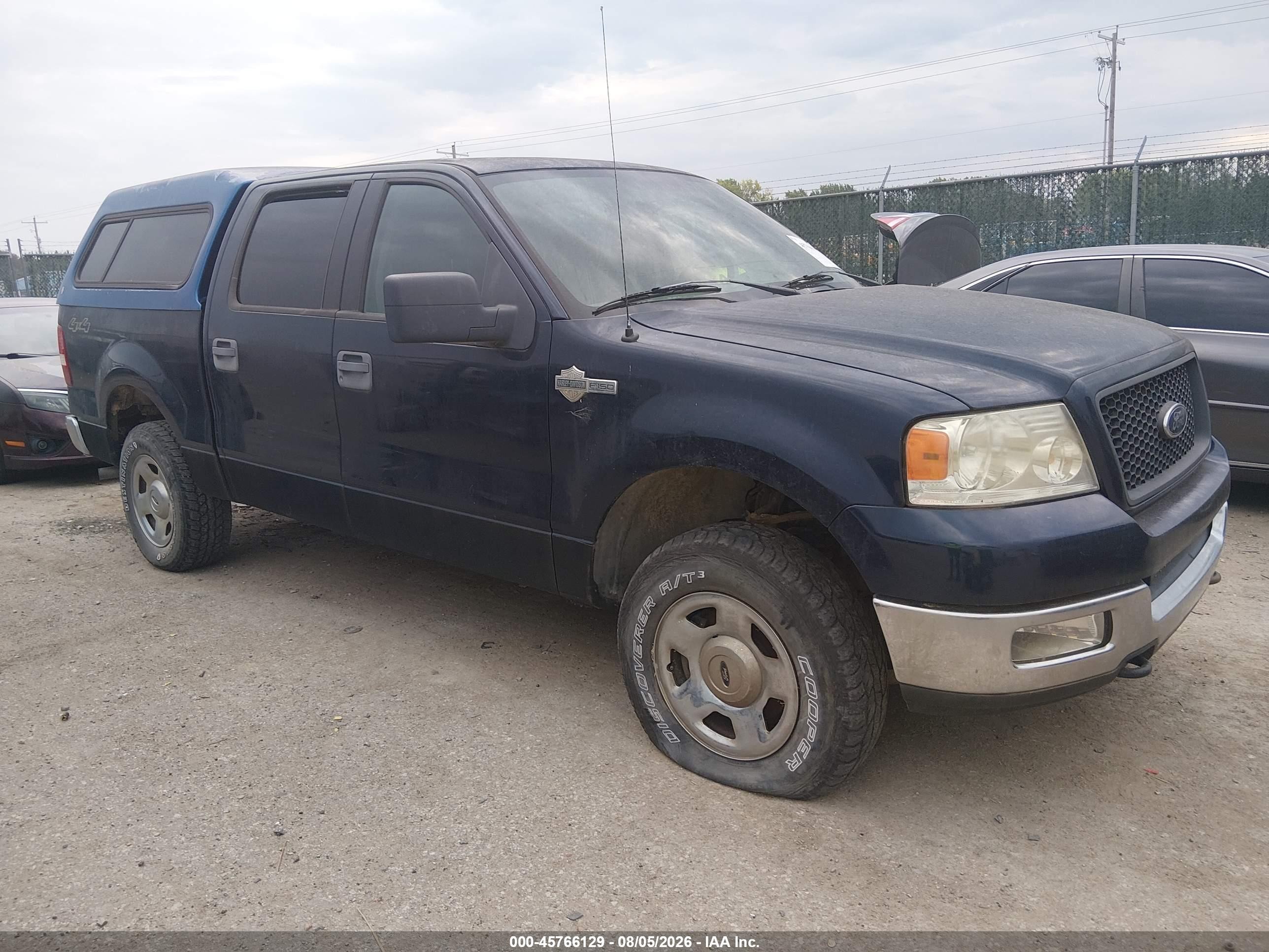 2005 Ford F-150 Fx4/lariat/xlt Синий vin: 1FTPW14565FA75511