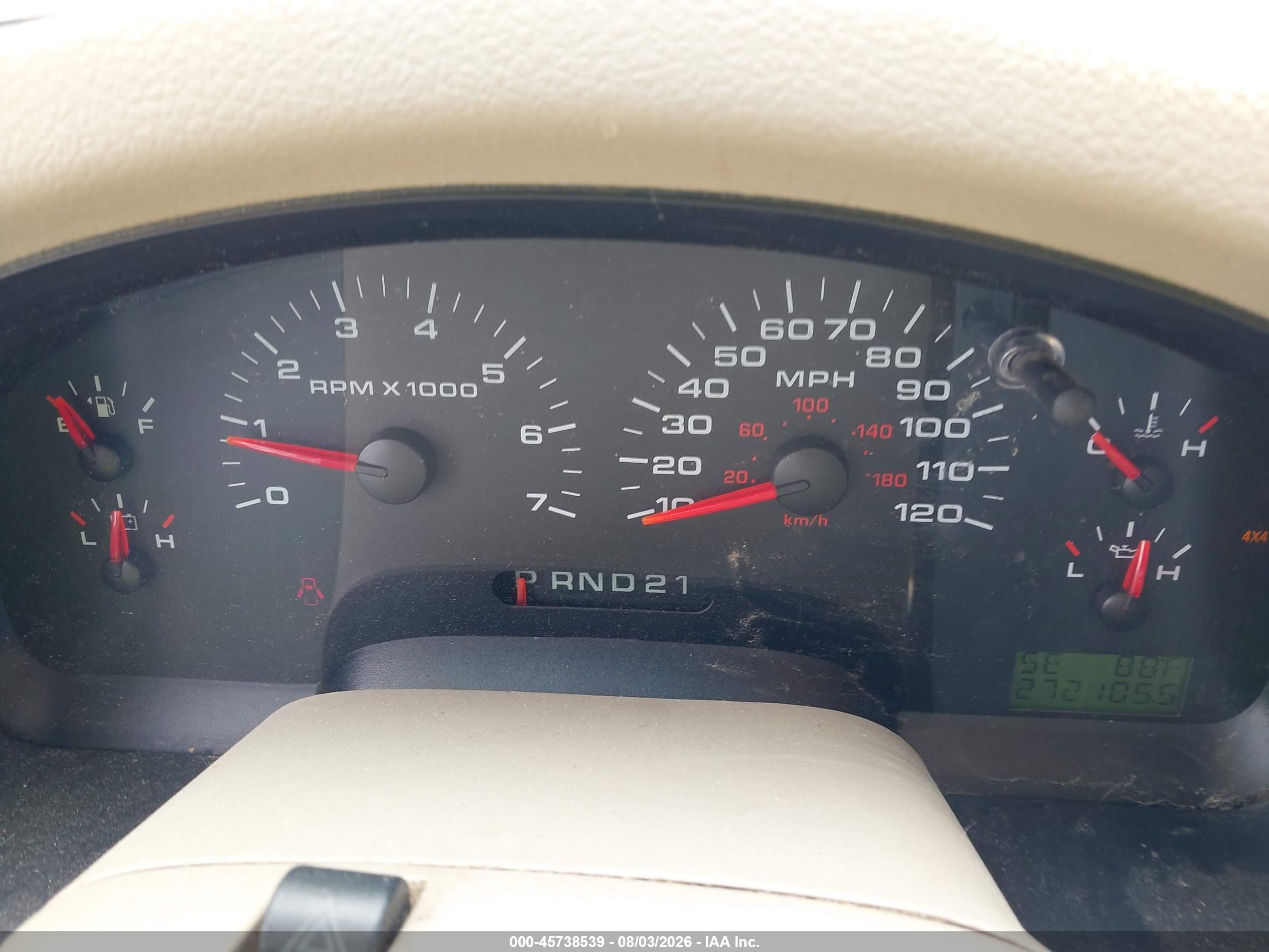 2005 Ford F-150 Fx4/lariat/xlt Коричневый vin: 1FTPW14565FA97248