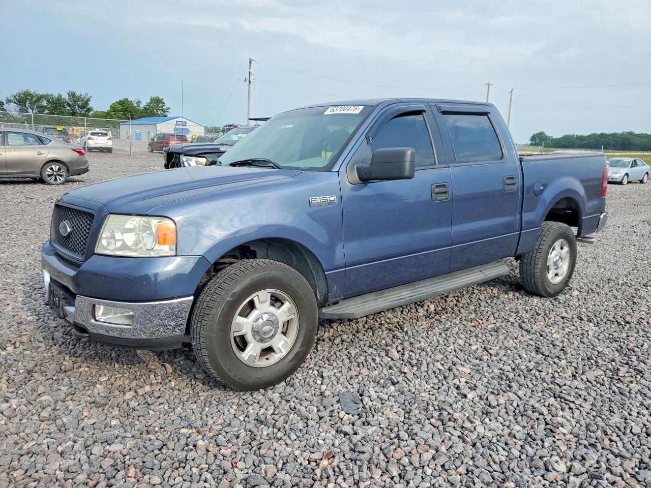2005 Ford F150 Supercrew Blue vin: 1FTPW14565FB53091