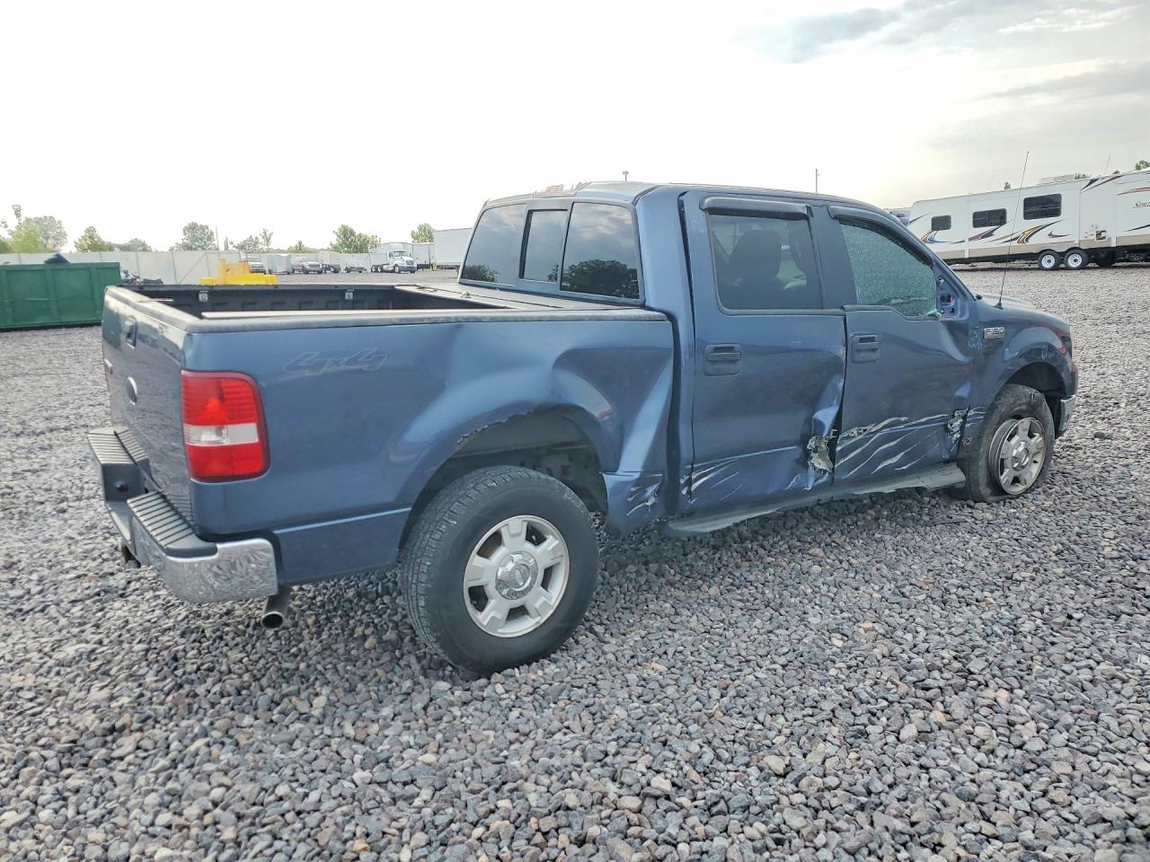 2005 Ford F150 Supercrew Blue vin: 1FTPW14565FB53091