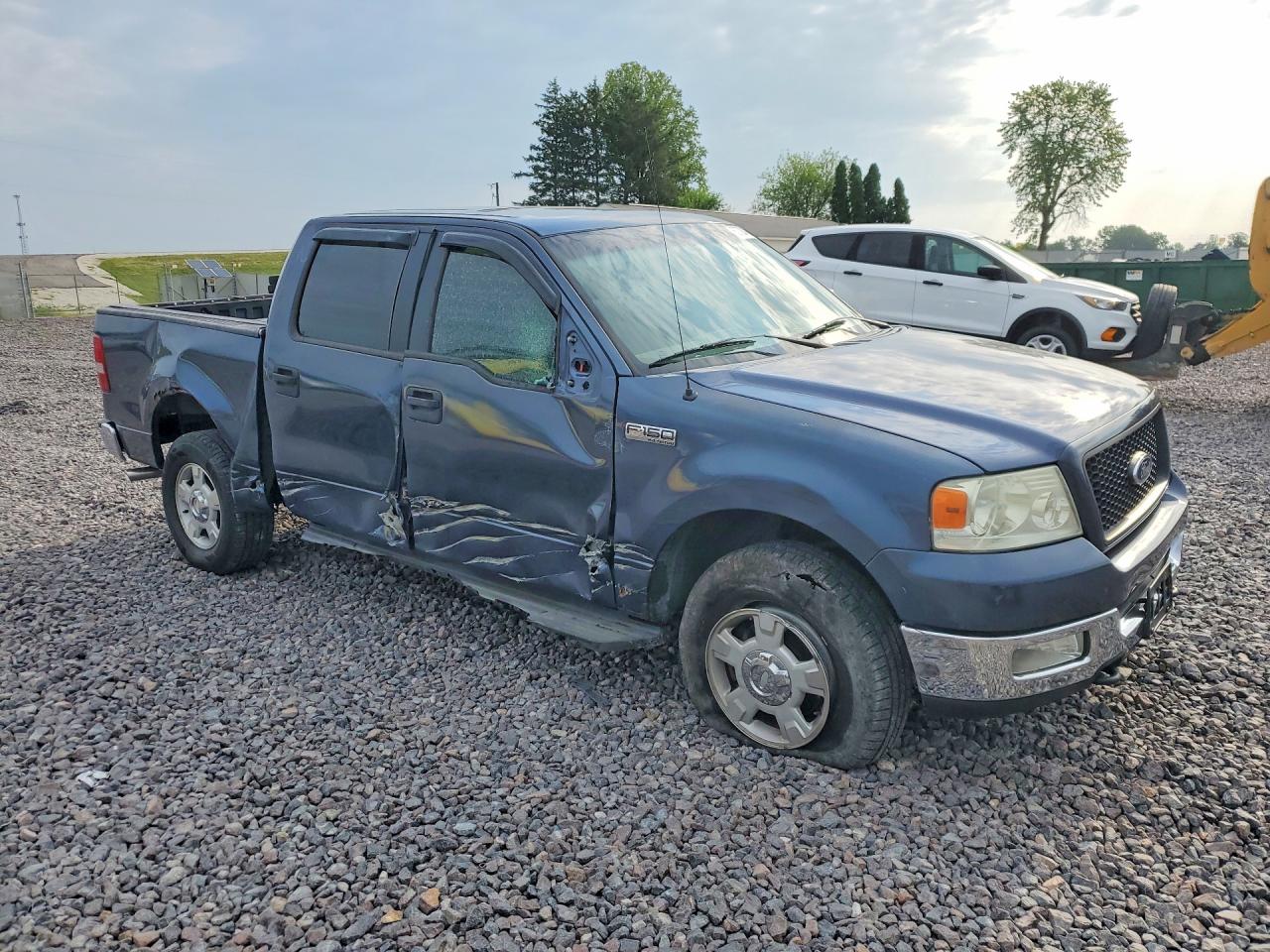 2005 Ford F150 Supercrew Blue vin: 1FTPW14565FB53091
