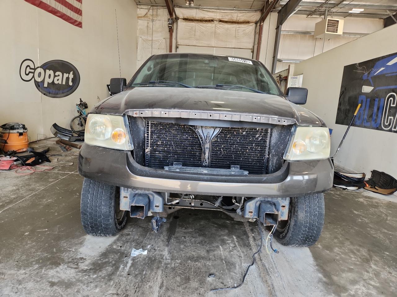 2005 Ford F150 Supercrew Коричневый vin: 1FTPW14565FB73194 Damage: Front Bumper Reinforcement, Broken, Replacement Required