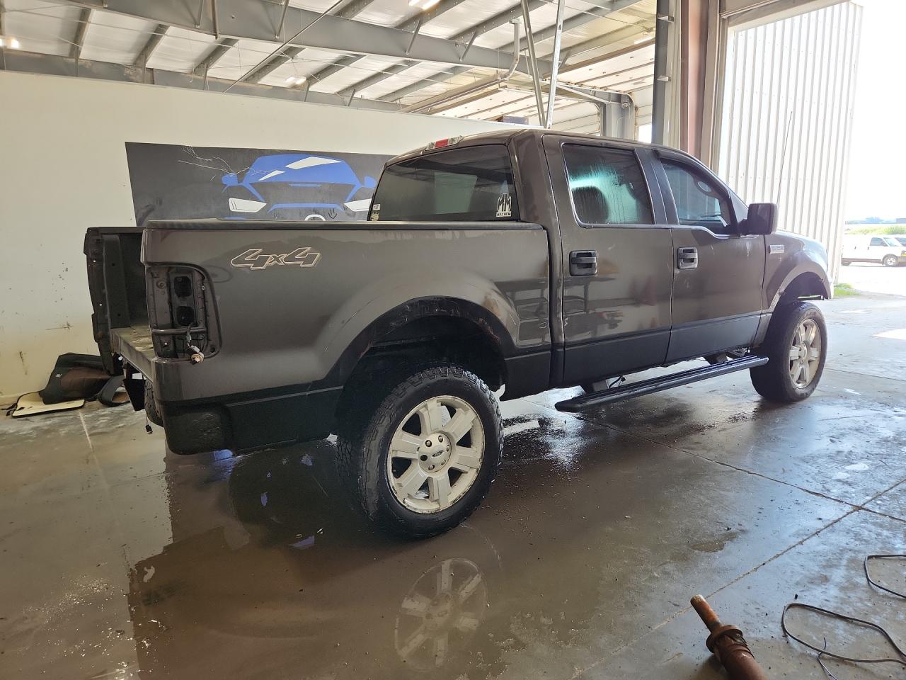 2005 Ford F150 Supercrew Коричневый vin: 1FTPW14565FB73194 Damage: Right Bed Side, Rust, > 12 Inches