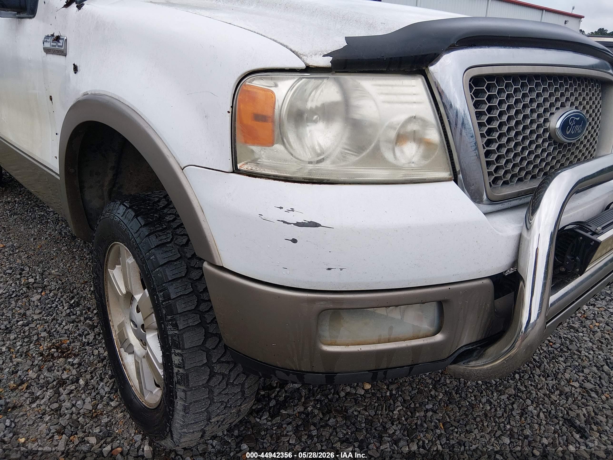 2005 Ford F-150 Fx4/lariat/xlt White vin: 1FTPW14565KC82956