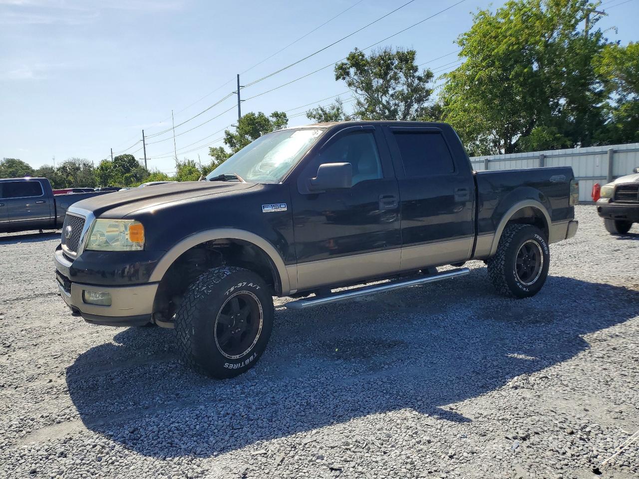 2005 Ford F150 Supercrew Black vin: 1FTPW14565KC99014