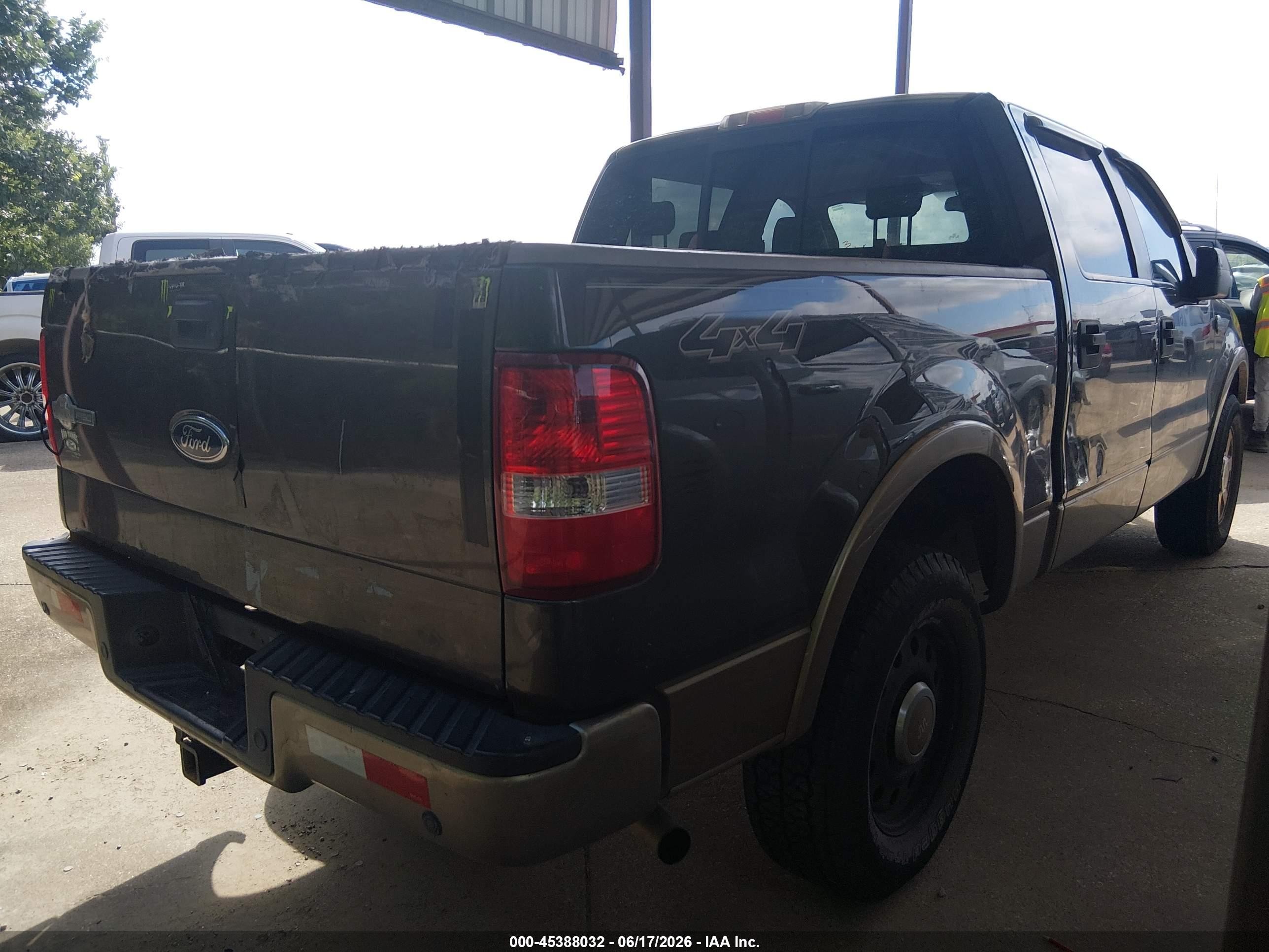 2005 Ford F-150 Fx4/lariat/xlt Brown vin: 1FTPW14565KD19097