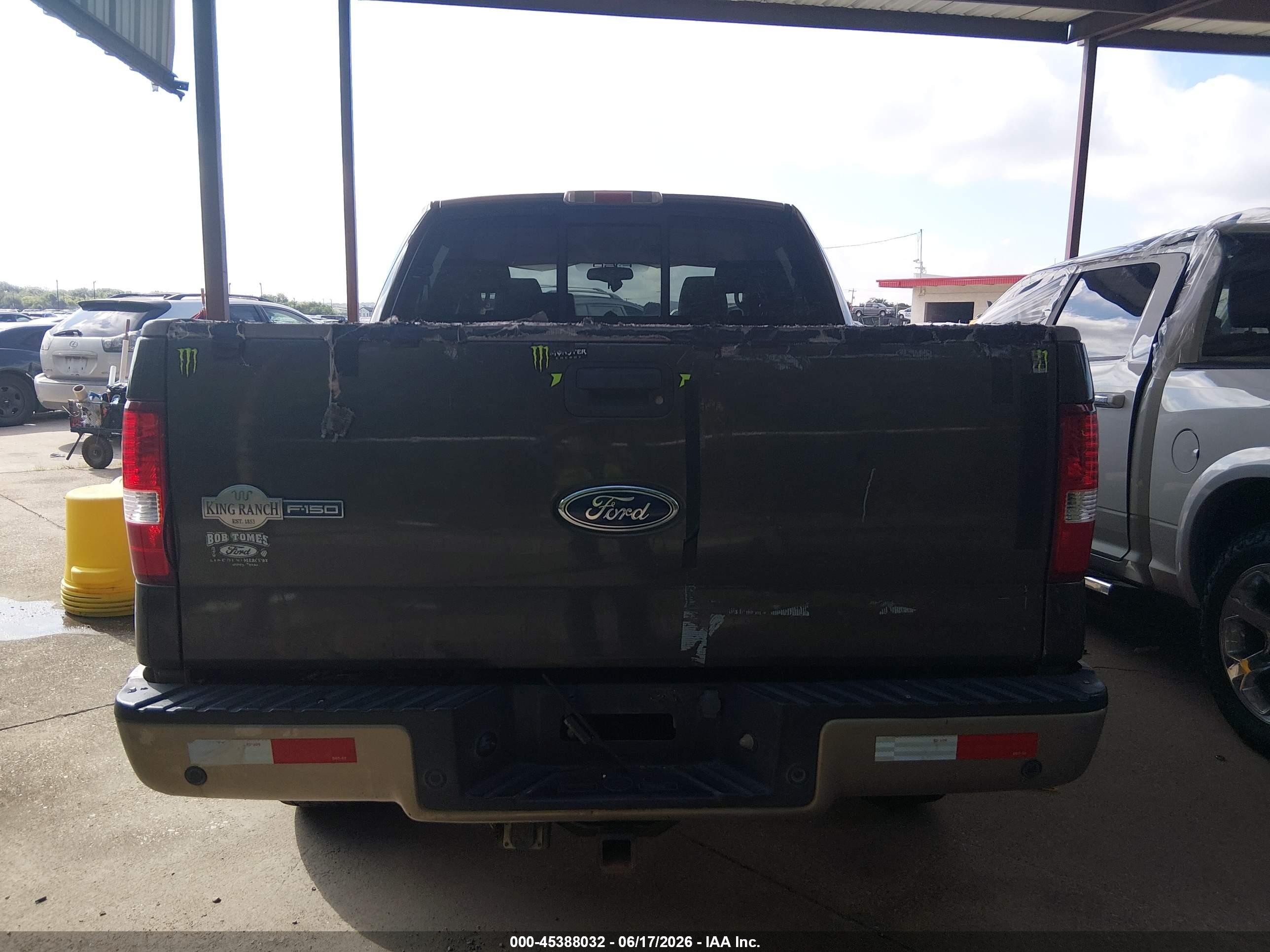 2005 Ford F-150 Fx4/lariat/xlt Brown vin: 1FTPW14565KD19097