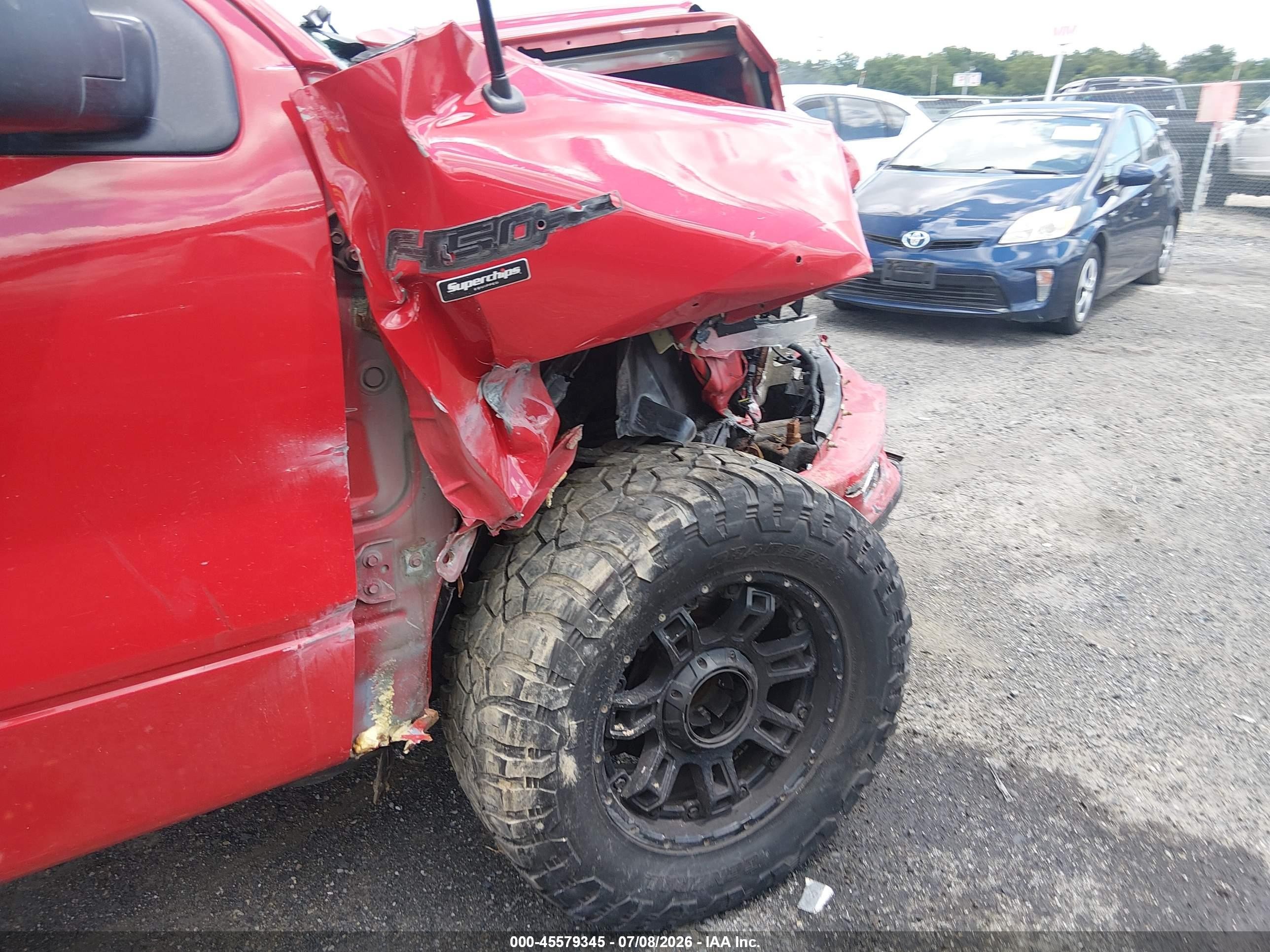 2005 Ford F-150 Fx4/lariat/xlt Red vin: 1FTPW14565KE99083