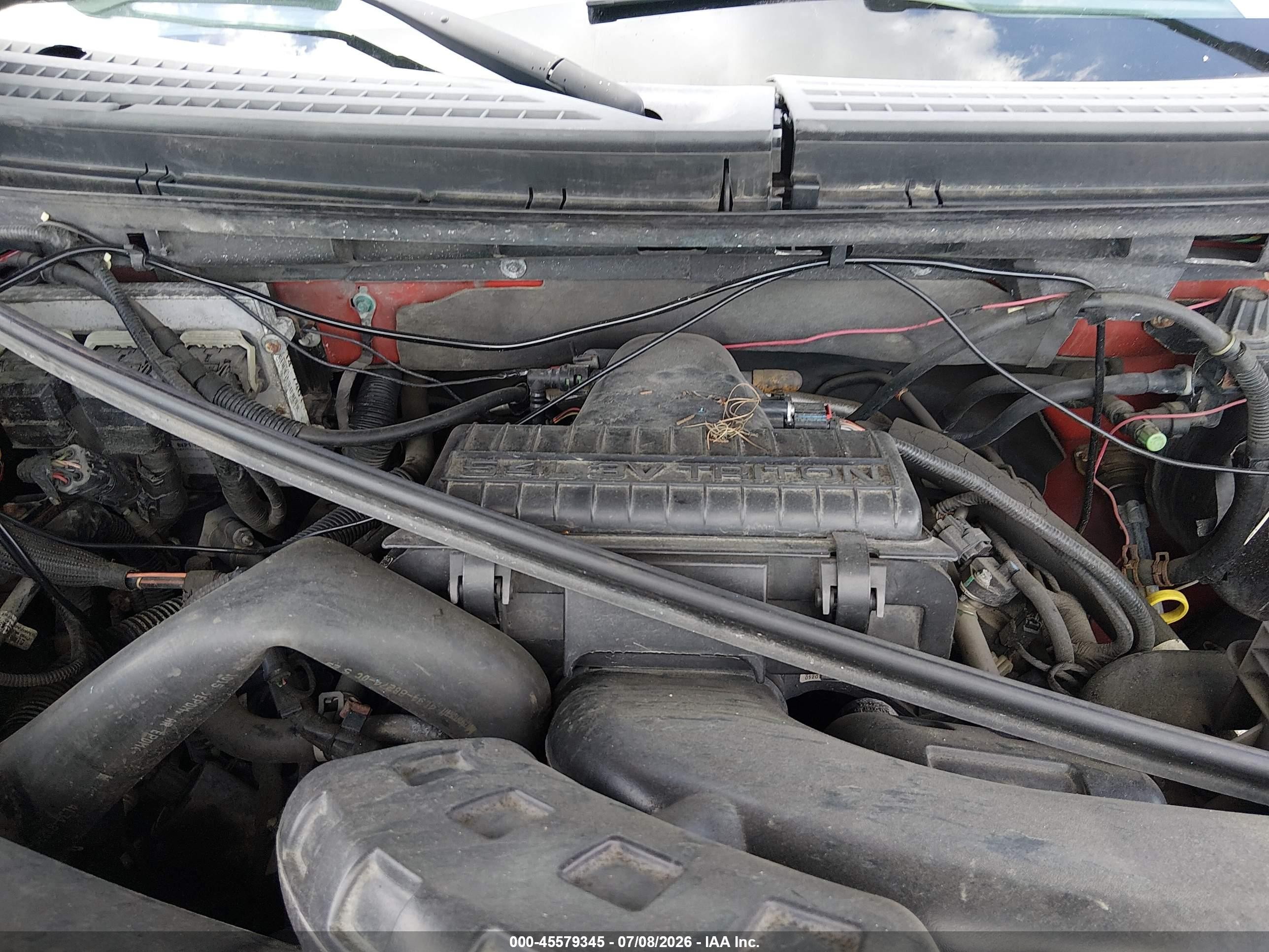 2005 Ford F-150 Fx4/lariat/xlt Red vin: 1FTPW14565KE99083