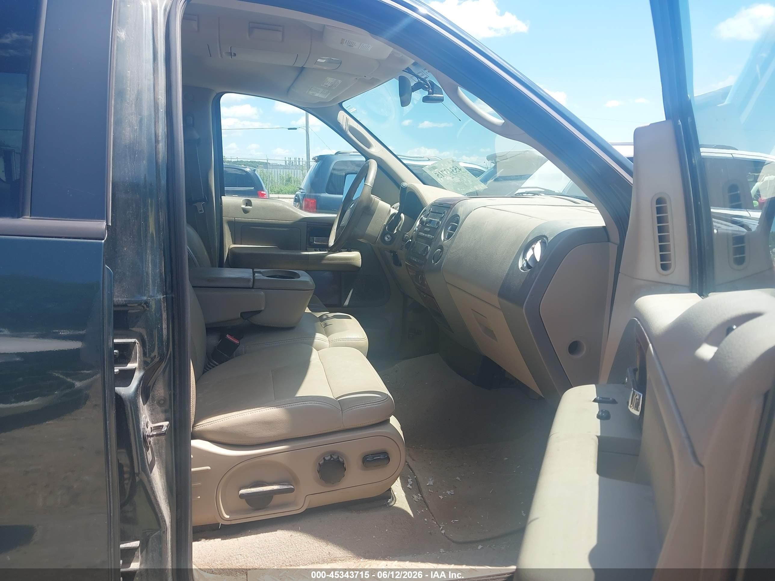 2005 Ford F-150 Fx4/lariat/xlt Black vin: 1FTPW14565KF01446