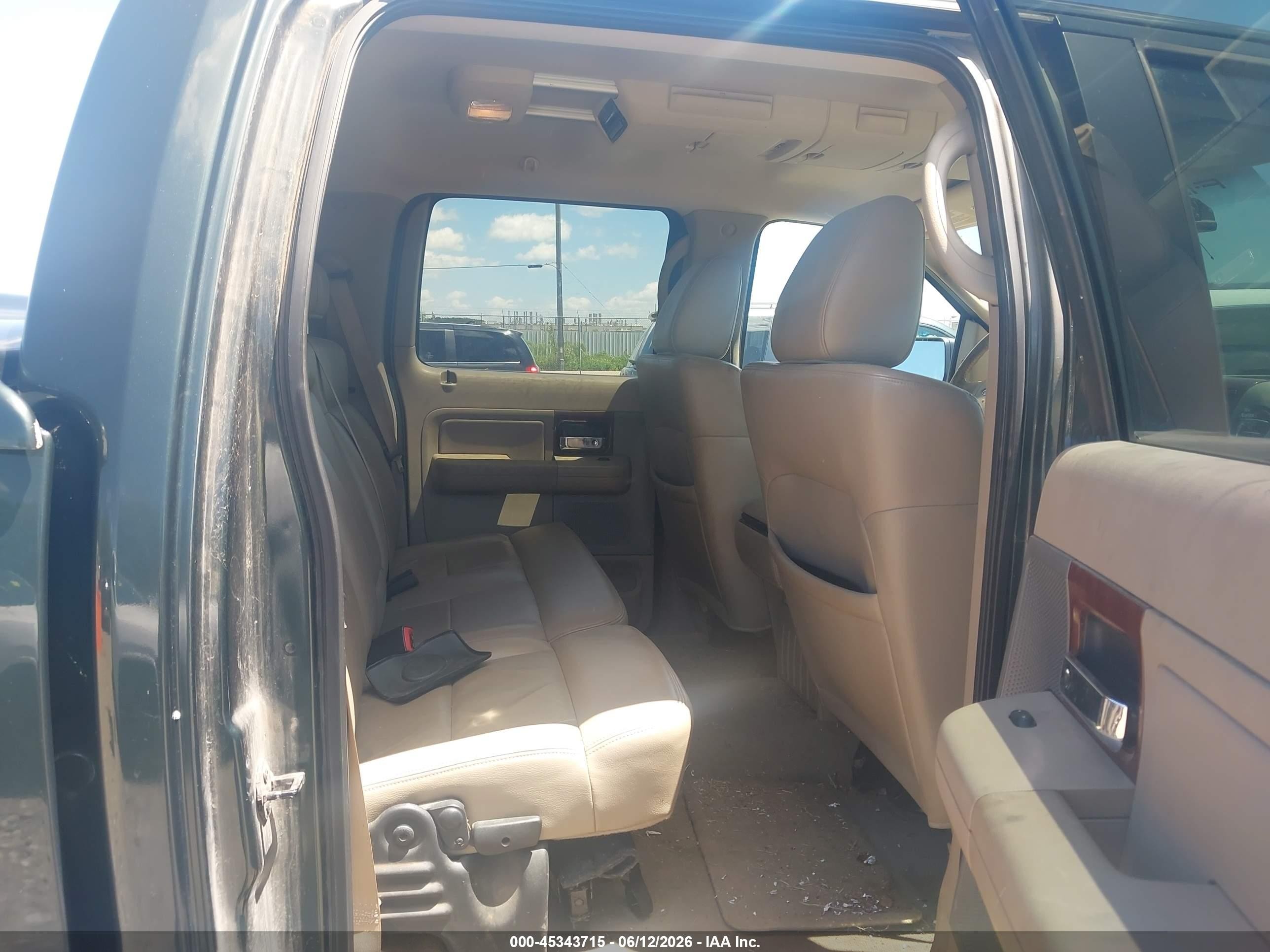 2005 Ford F-150 Fx4/lariat/xlt Black vin: 1FTPW14565KF01446