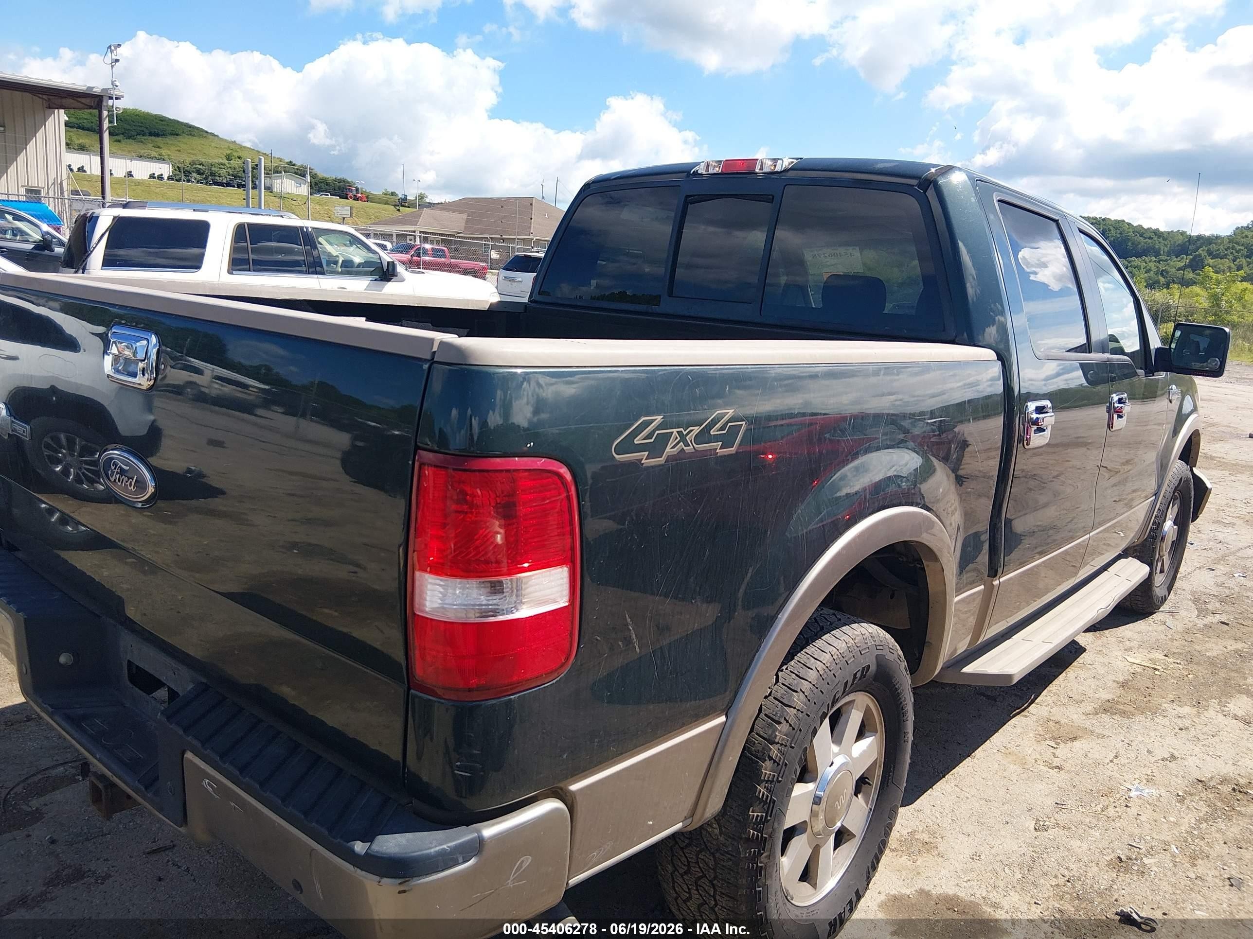 2005 Ford F-150 Fx4/lariat/xlt Зеленый vin: 1FTPW14565KF16142