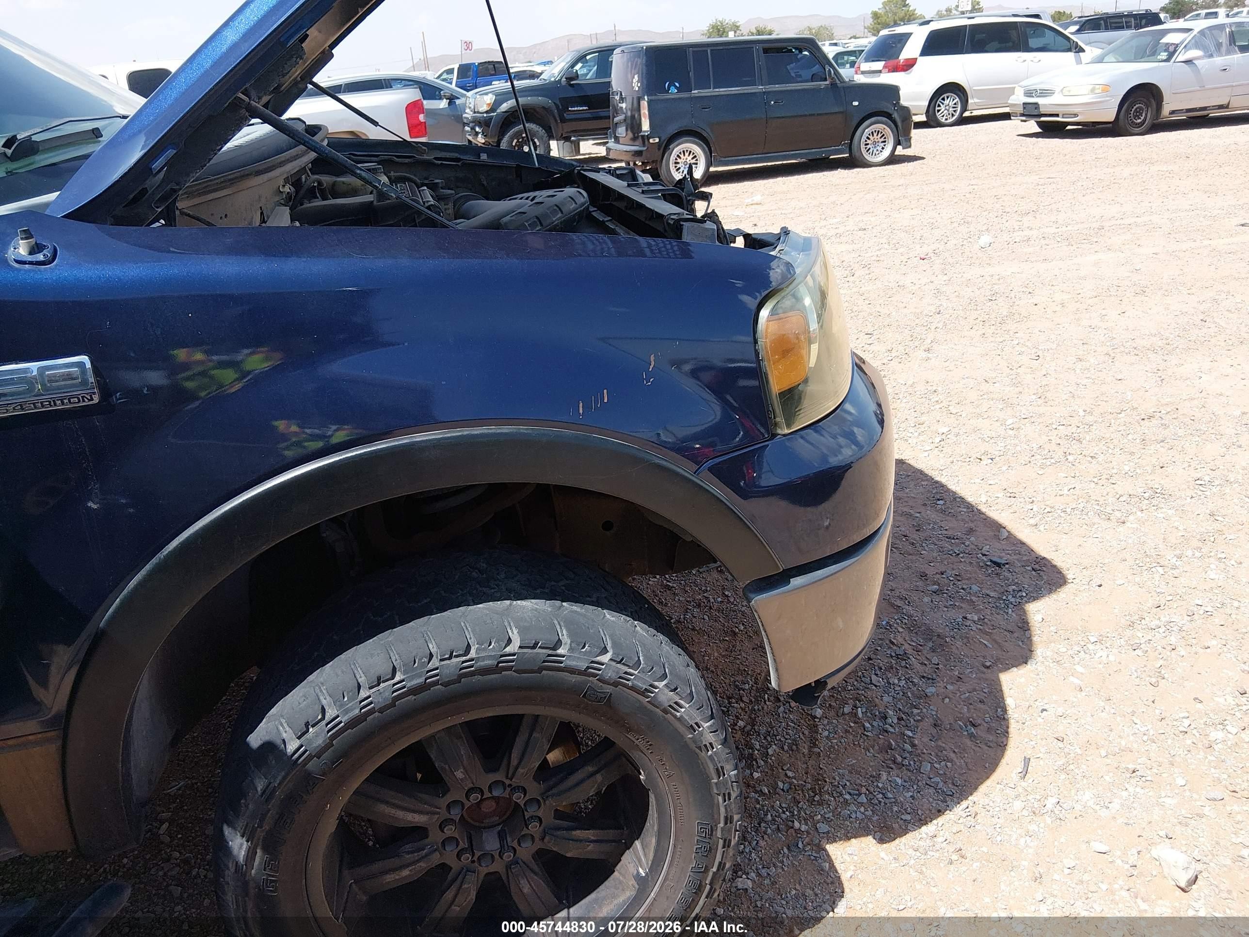 2006 Ford F-150 Fx4/lariat/xlt Blue vin: 1FTPW14566FA42431