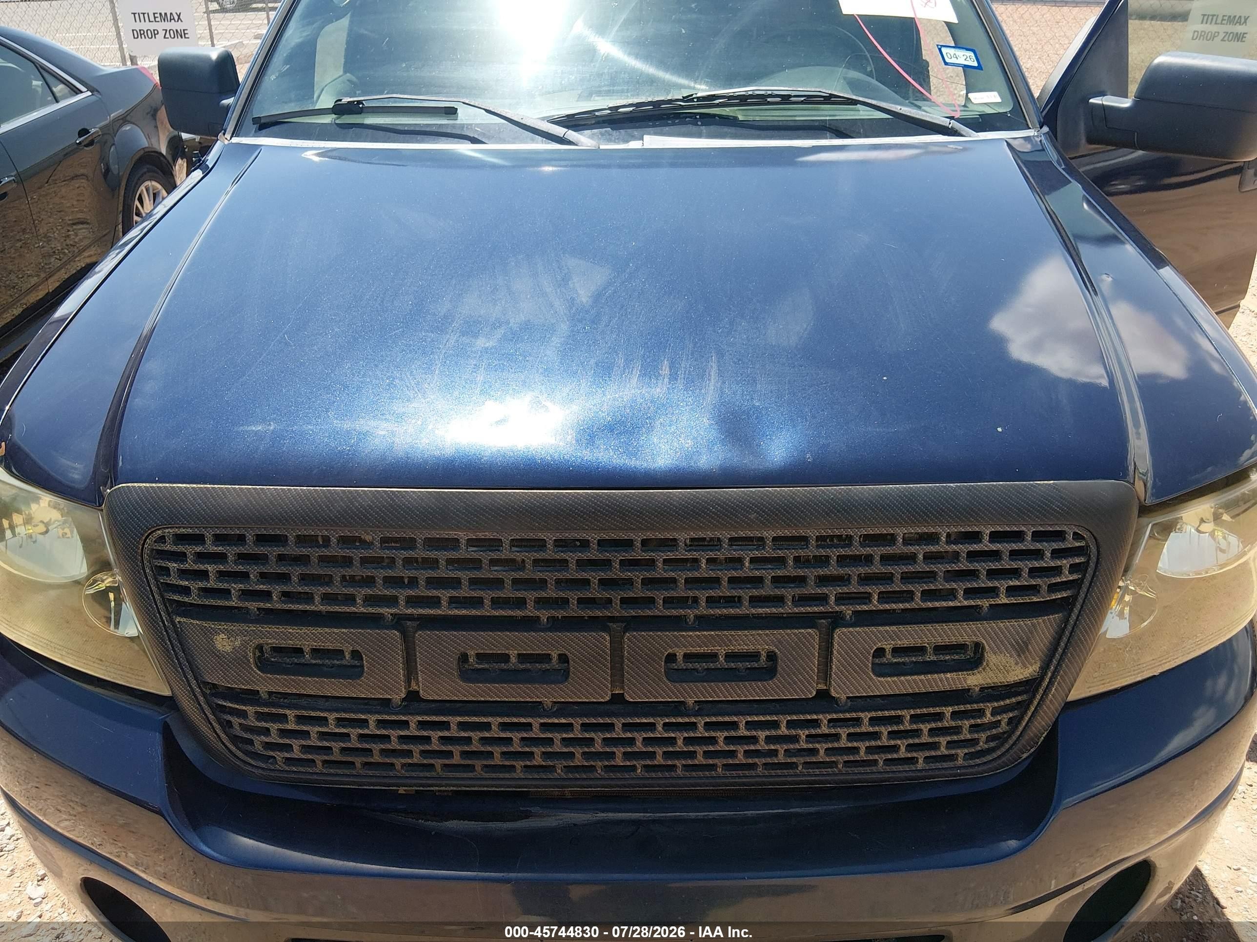 2006 Ford F-150 Fx4/lariat/xlt Blue vin: 1FTPW14566FA42431